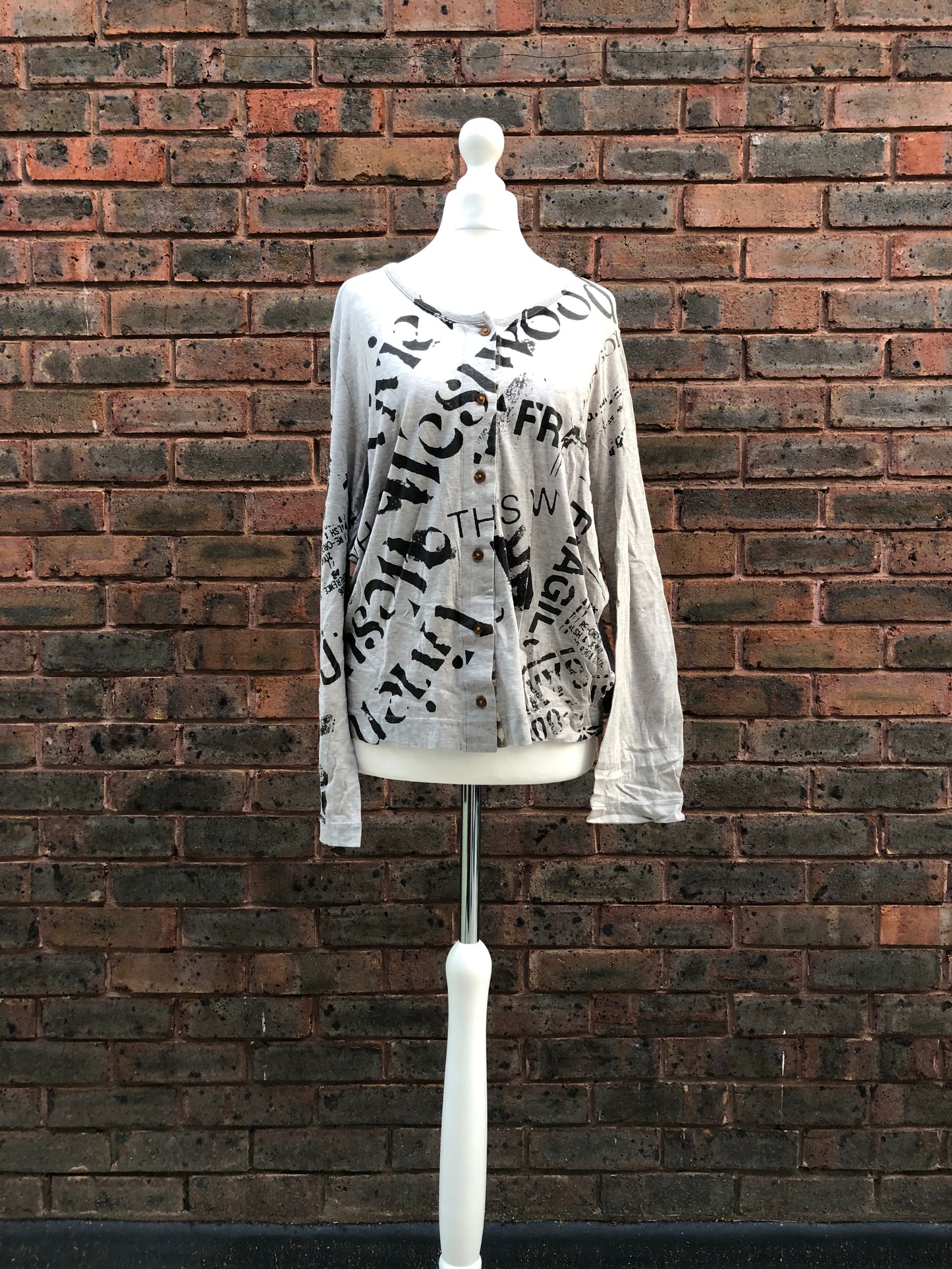 Vivienne Westwood Letter Print Button-Up