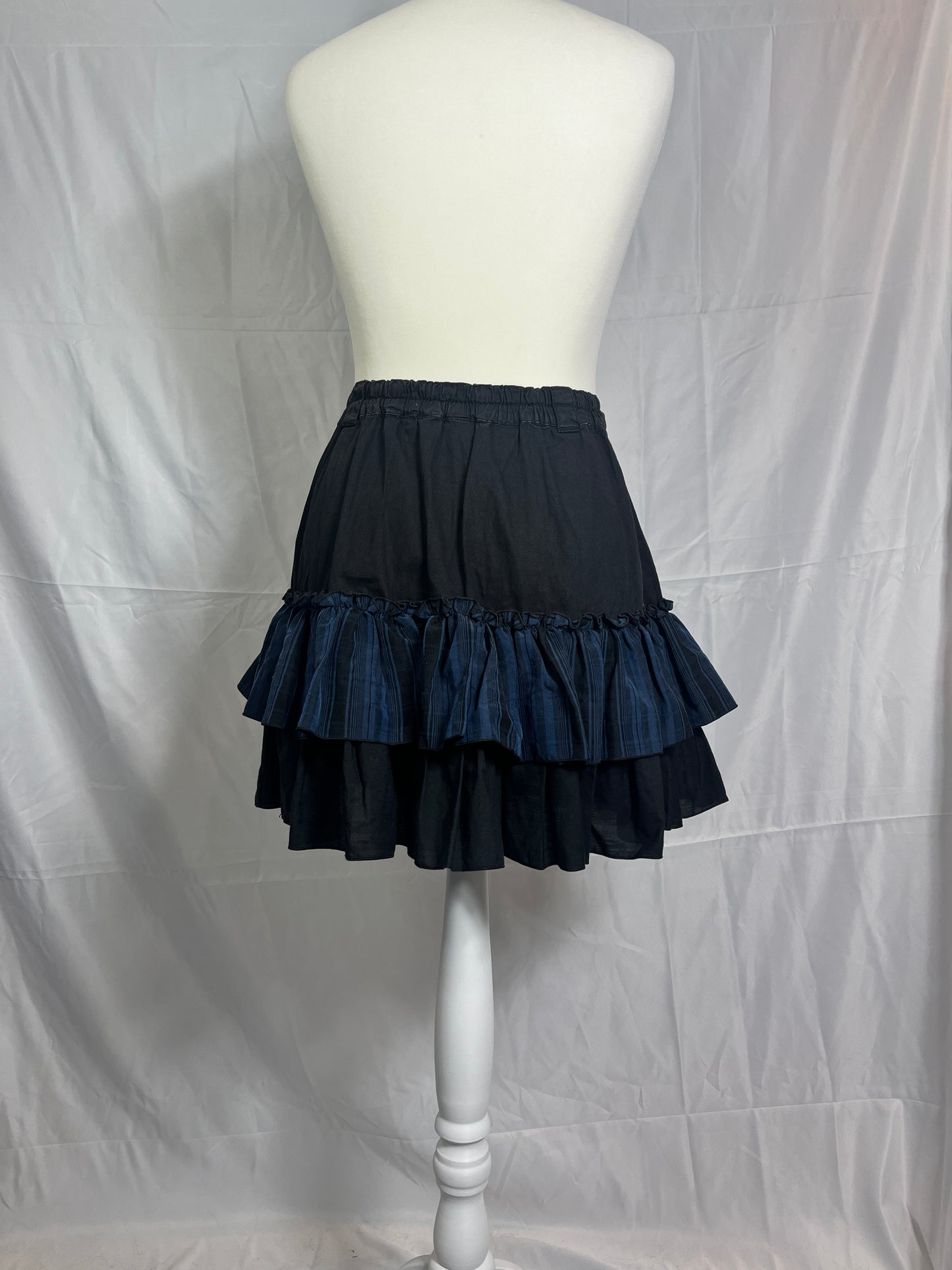 Algonquins Blue Layer Ruffle Skirt