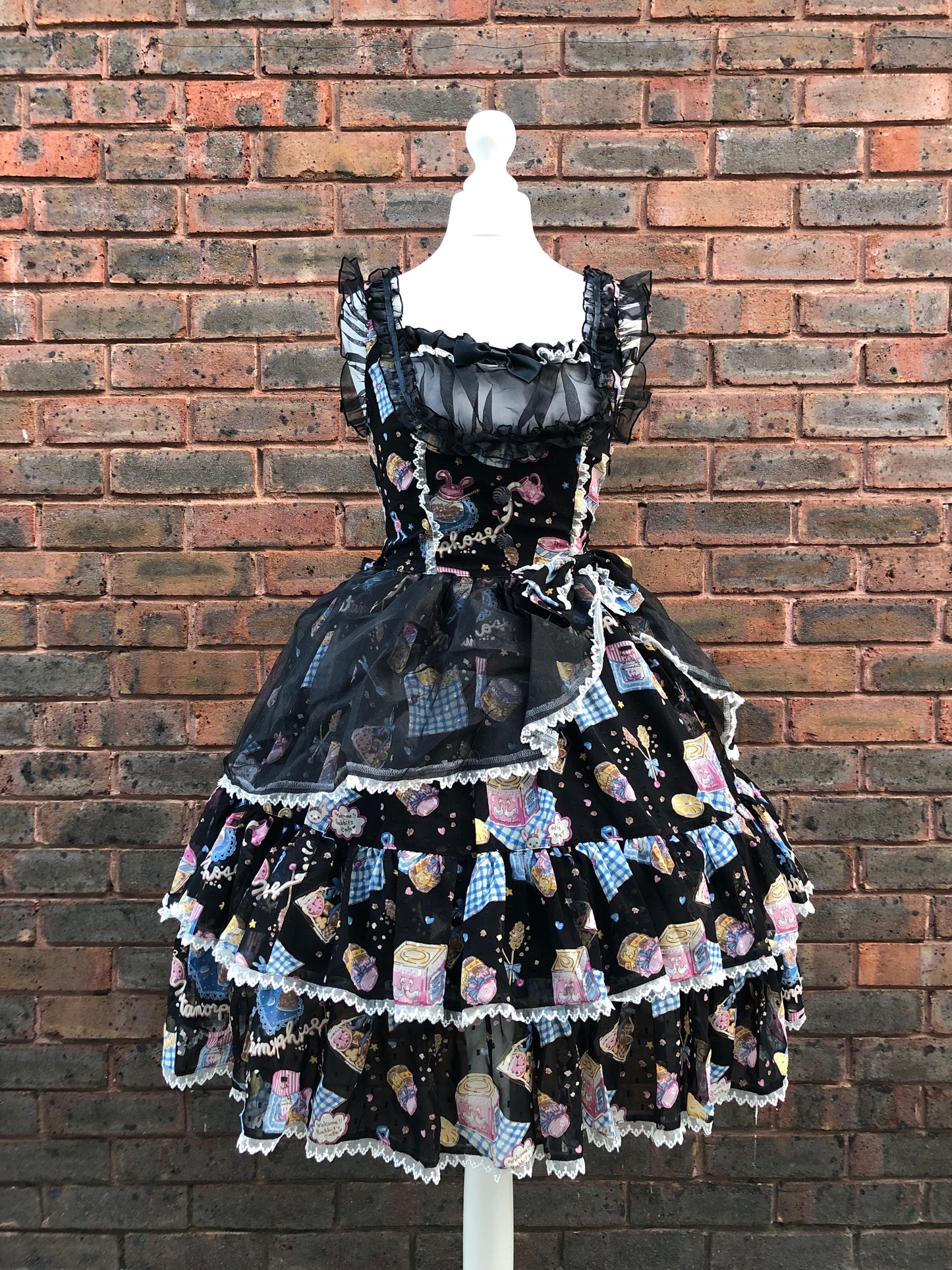 Metamorphose Cookie Print Mesh JSK