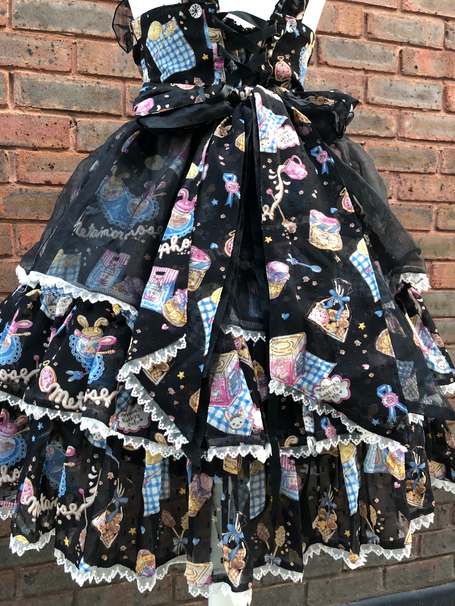 Metamorphose Cookie Print Mesh JSK