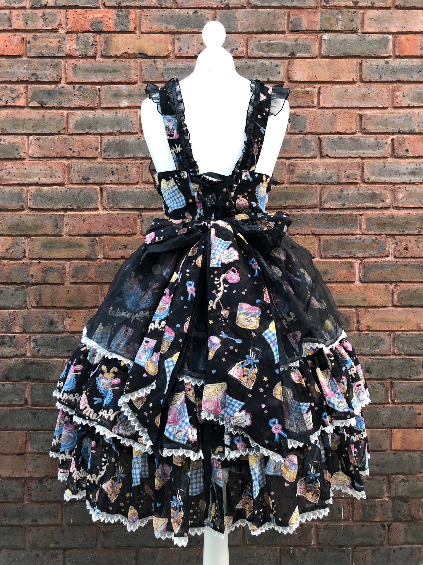 Metamorphose Cookie Print Mesh JSK