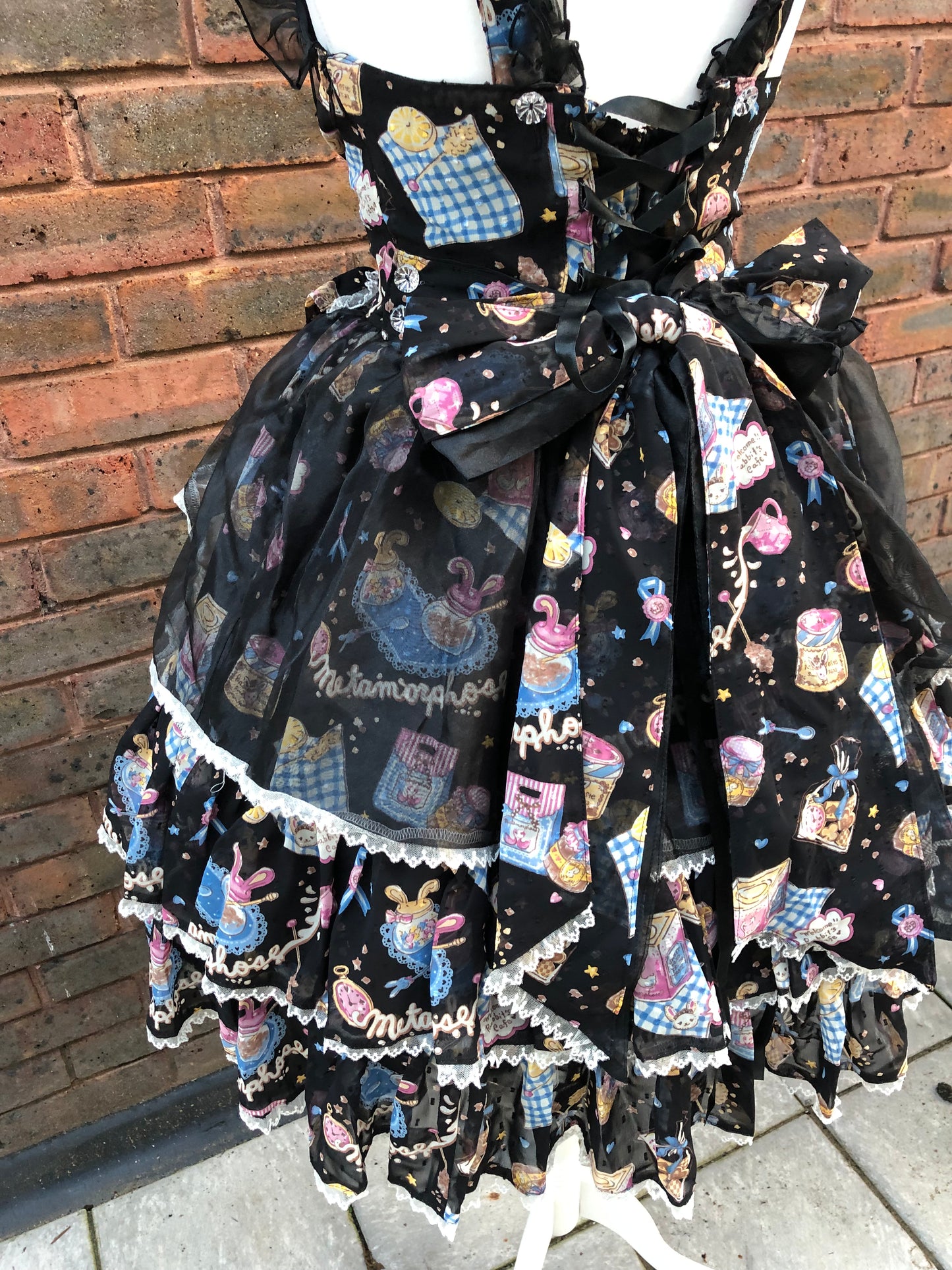 Metamorphose Cookie Print Mesh JSK