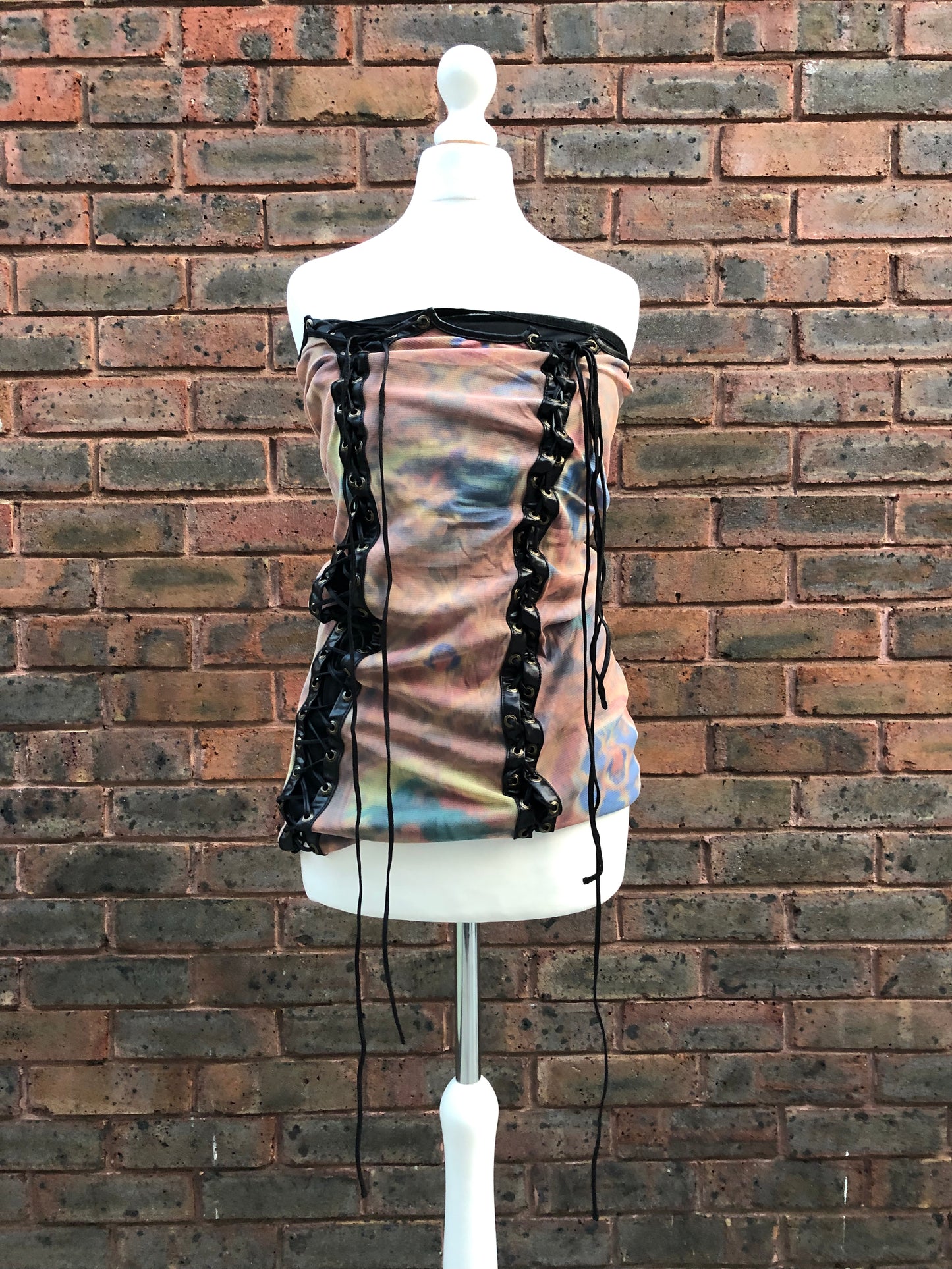OZZ ON Mesh Tank Top and Skirt Set