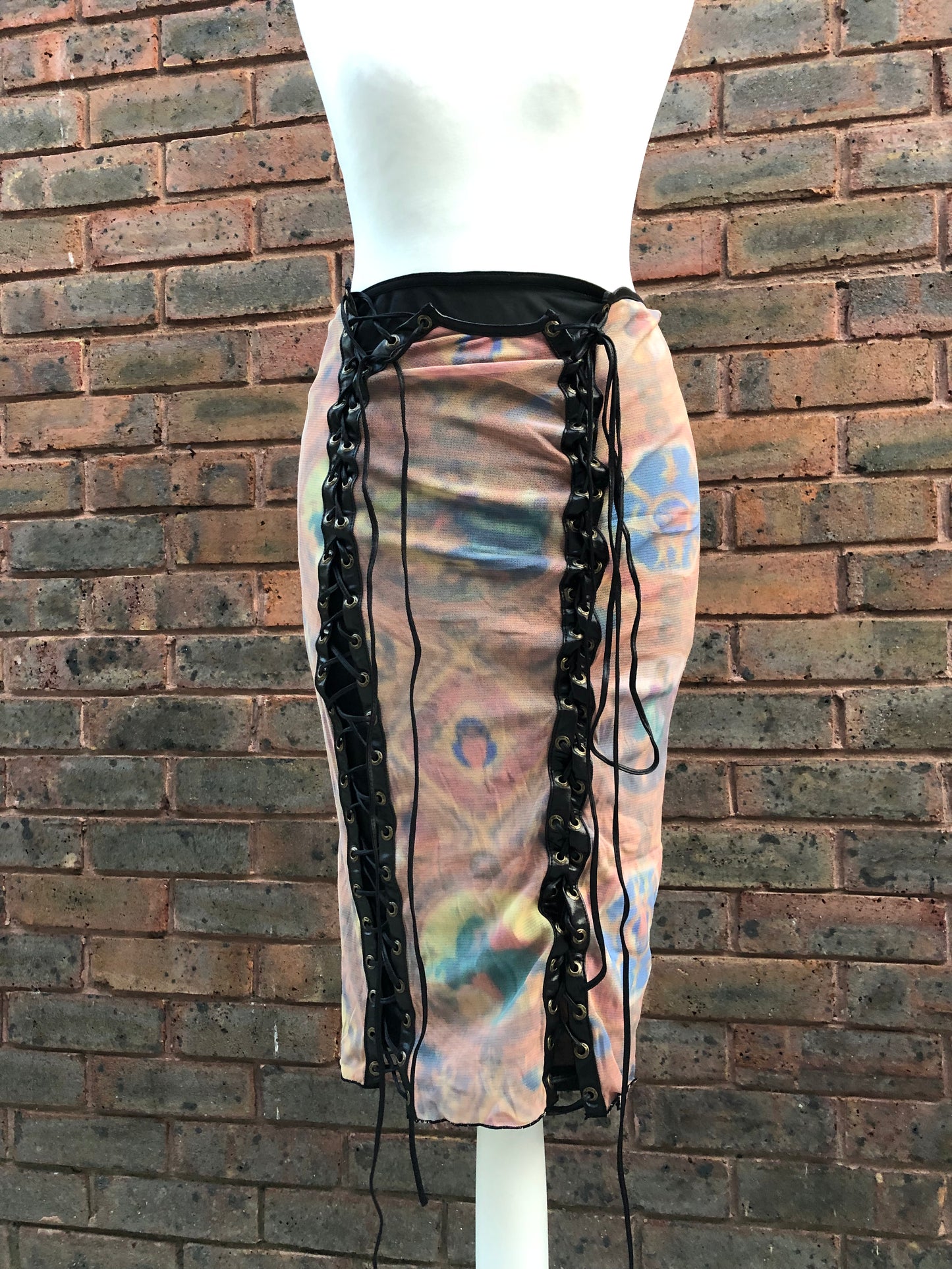 OZZ ON Mesh Tank Top and Skirt Set