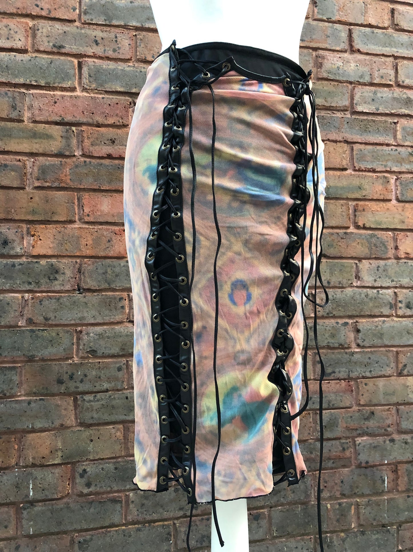 OZZ ON Mesh Tank Top and Skirt Set