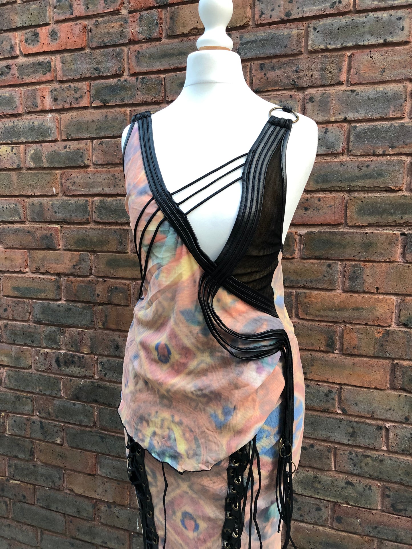 OZZ ON Mesh Tank Top and Skirt Set