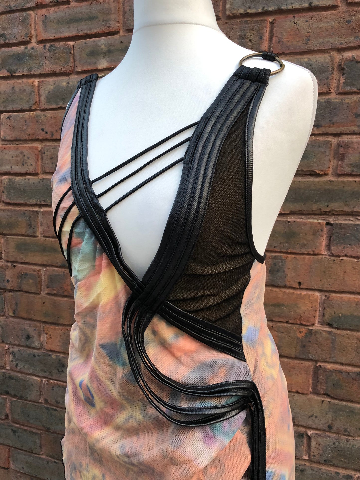 OZZ ON Mesh Tank Top and Skirt Set