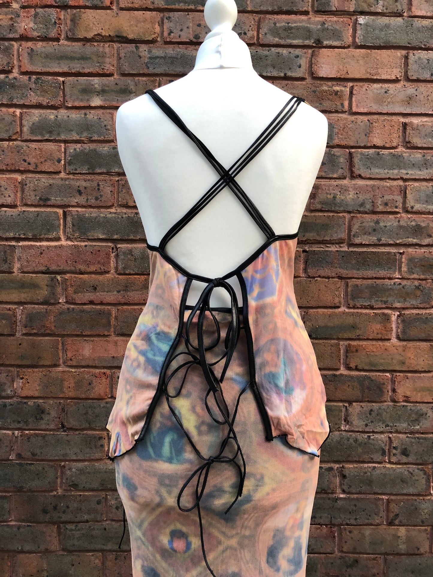 OZZ ON Mesh Tank Top and Skirt Set