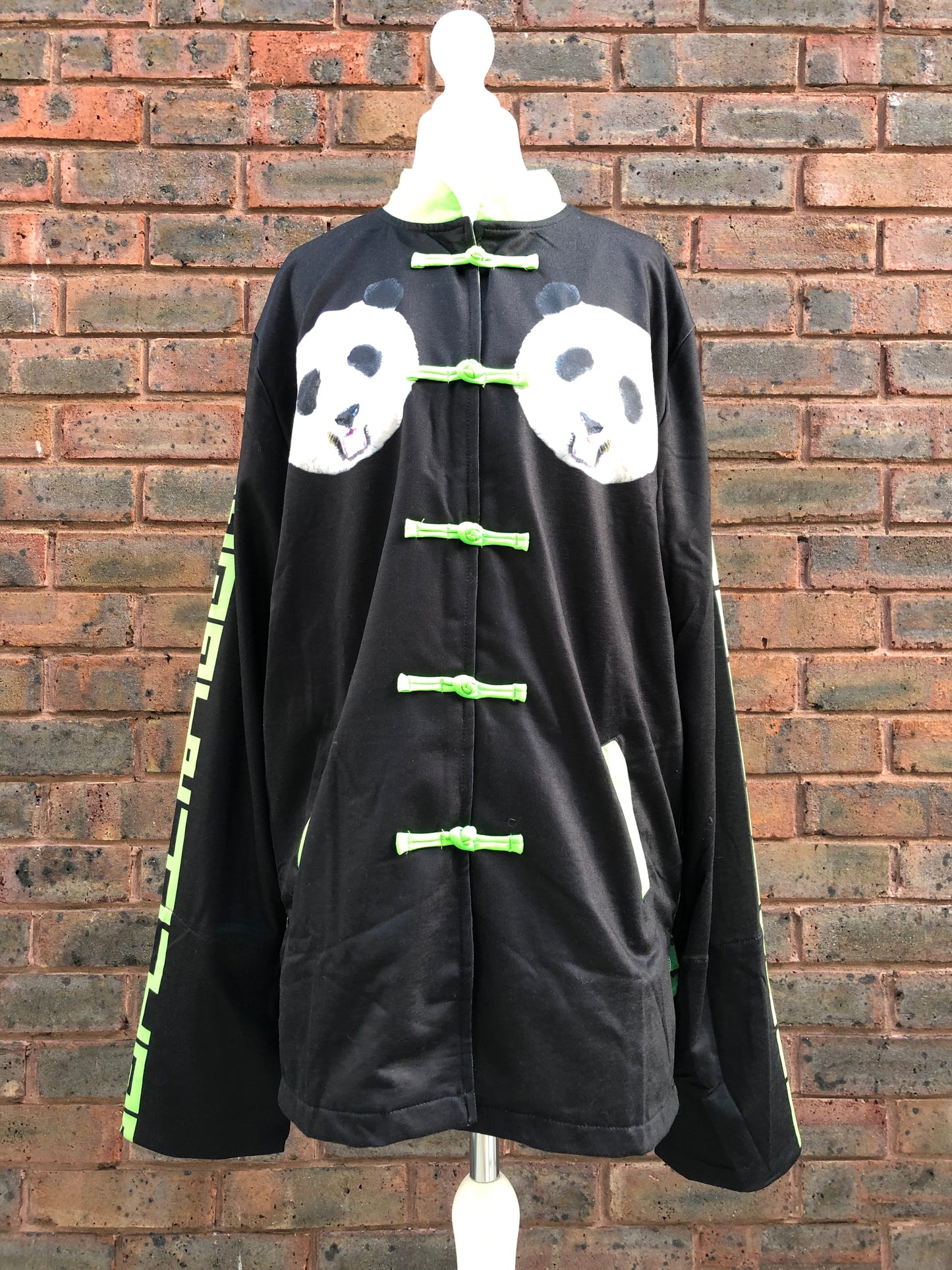 ACDC RAG Panda Print Knot Buckle Top