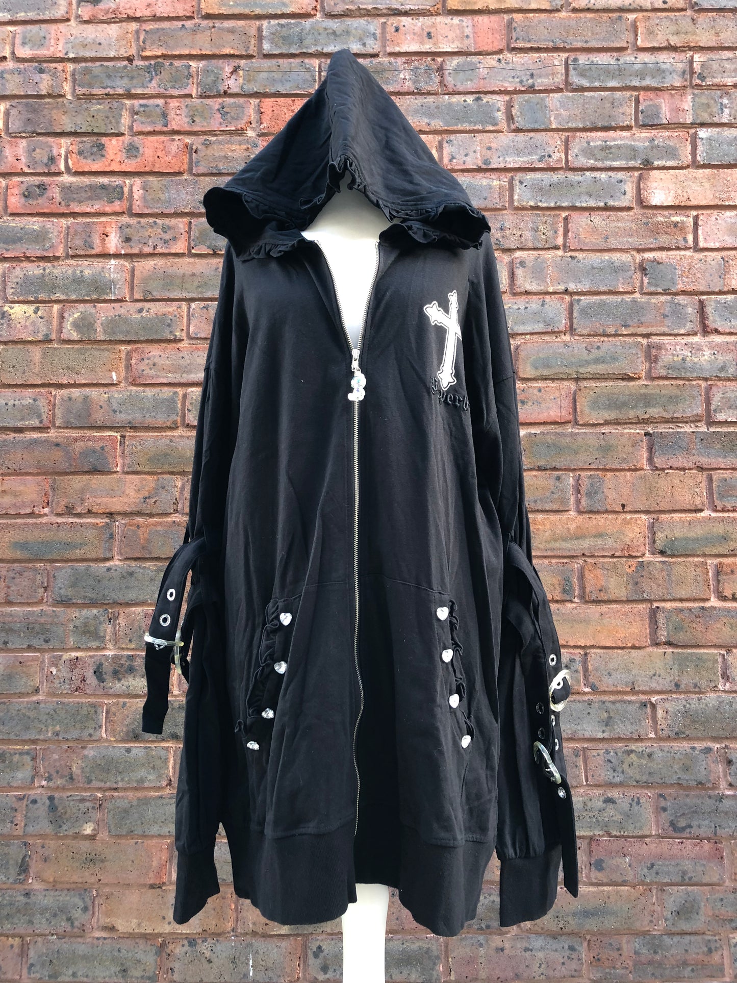 Ank Rouge Multi Strap Oversize Hoodie