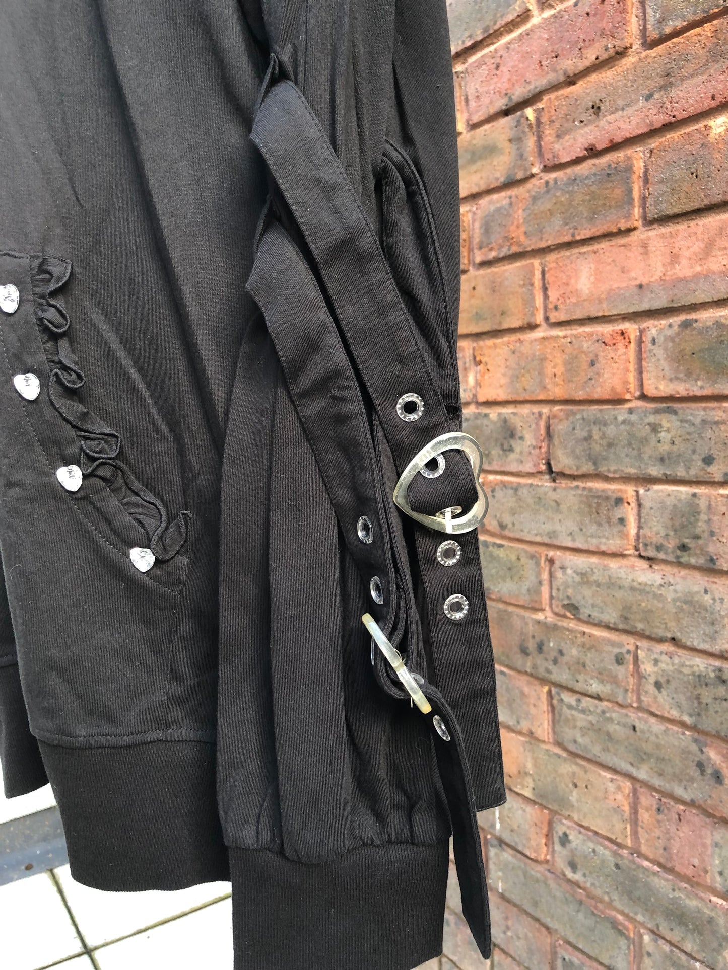 Ank Rouge Multi Strap Oversize Hoodie