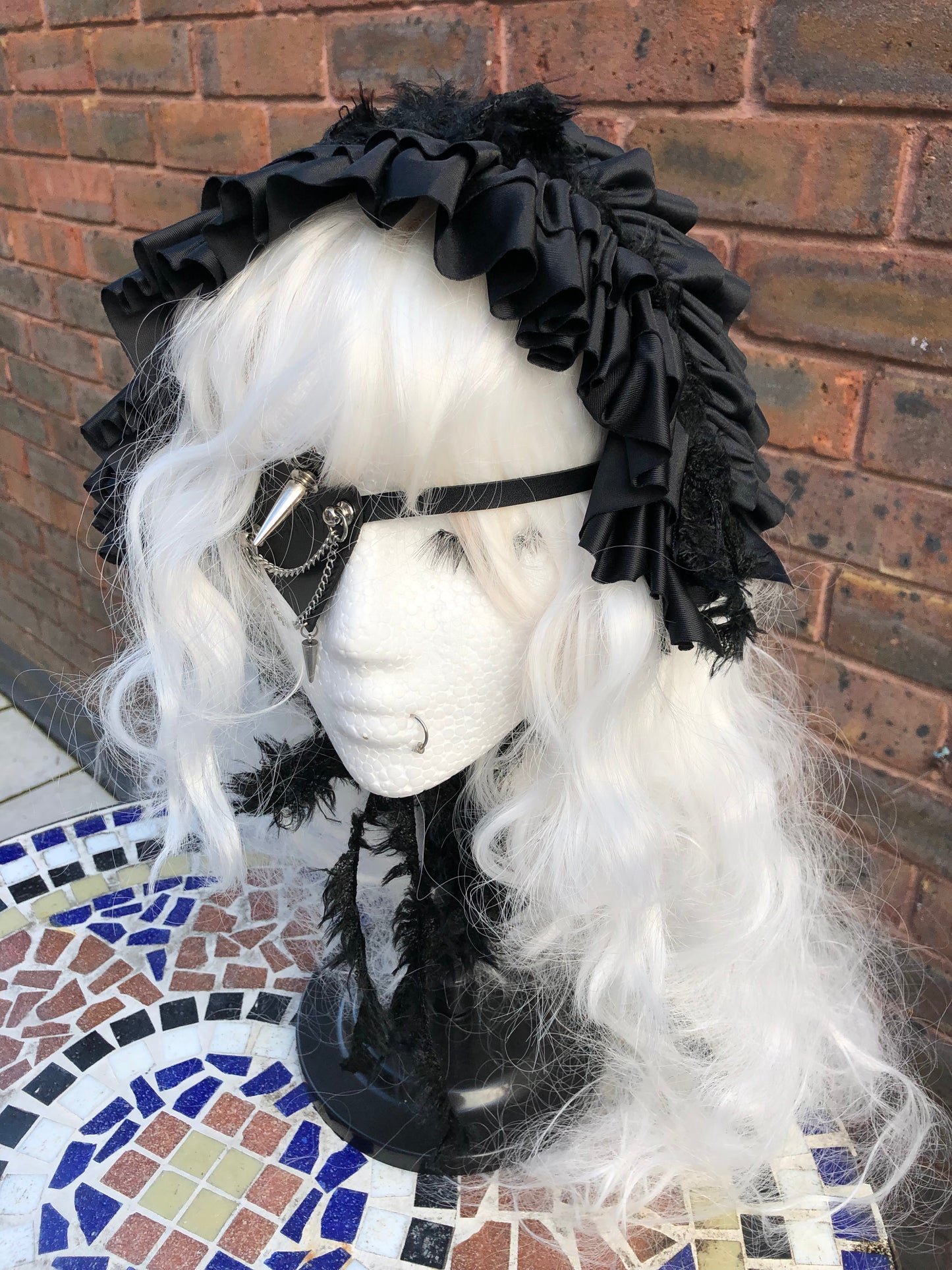 Marble Ruffle Headband
