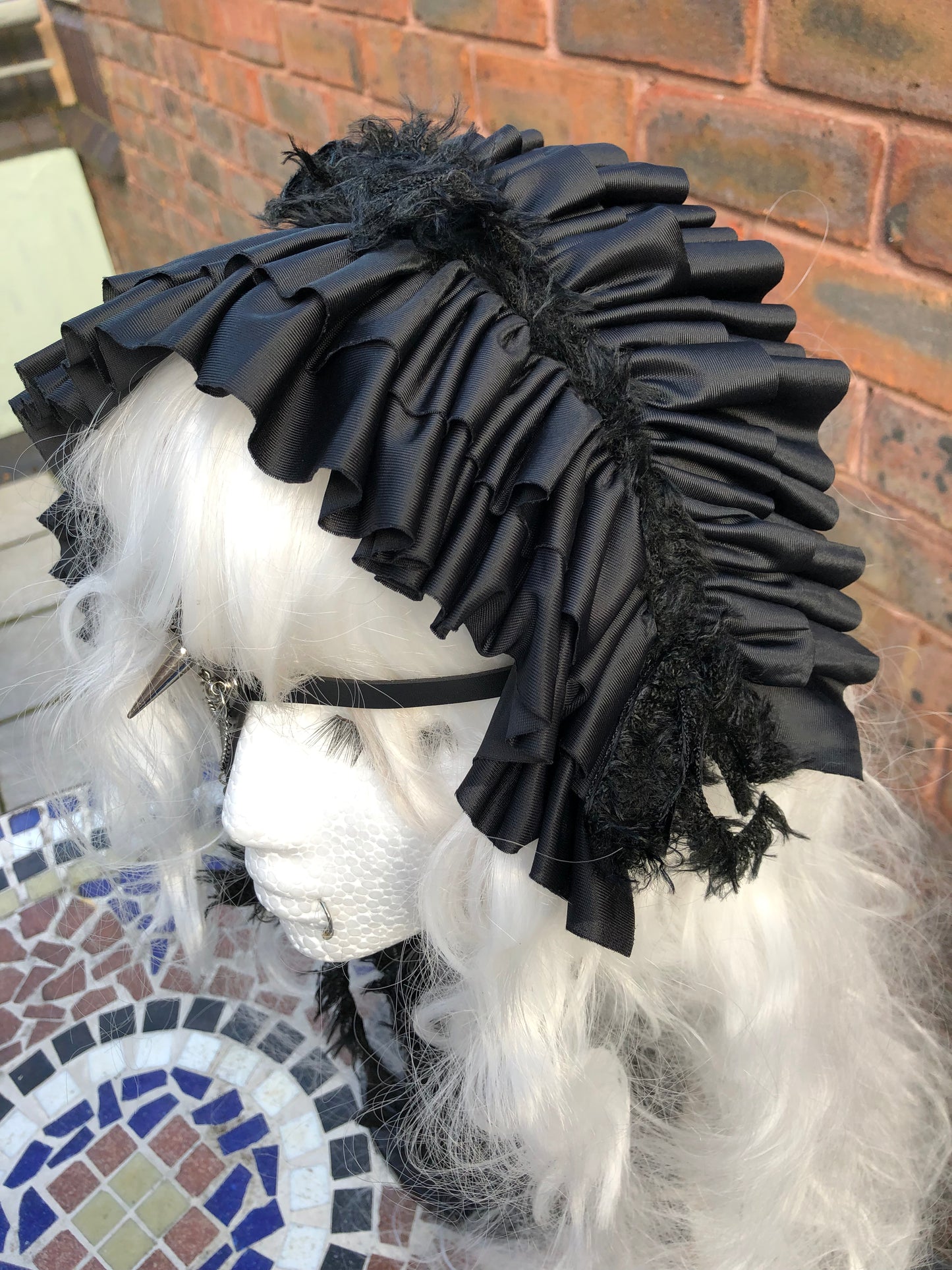 Marble Ruffle Headband