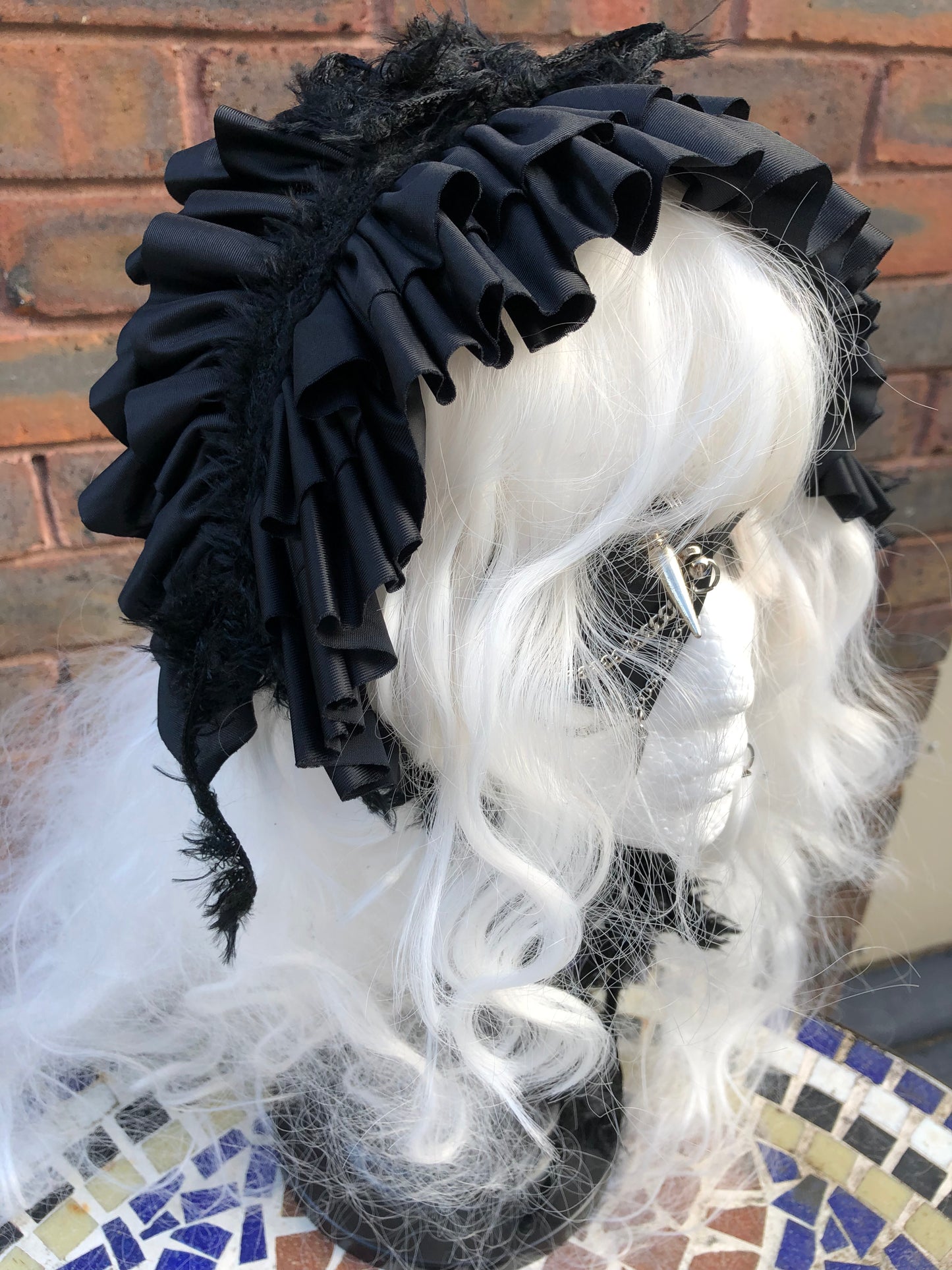 Marble Ruffle Headband