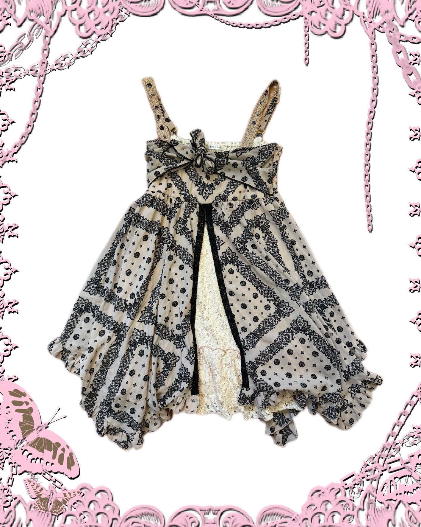 Axes Femme Floral Print Tank Top Dress