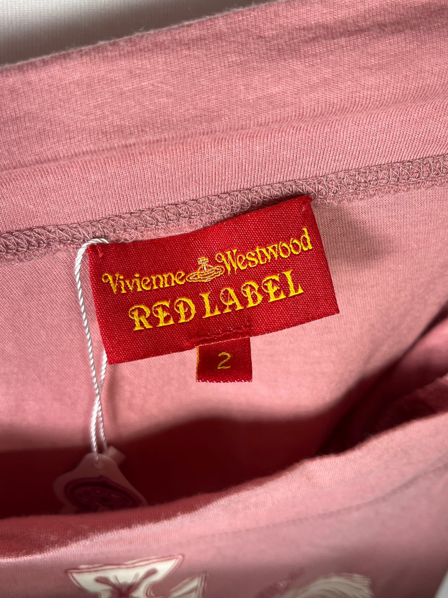 Vivienne Westwood Pink Graphic Print Short-Sleeves Top