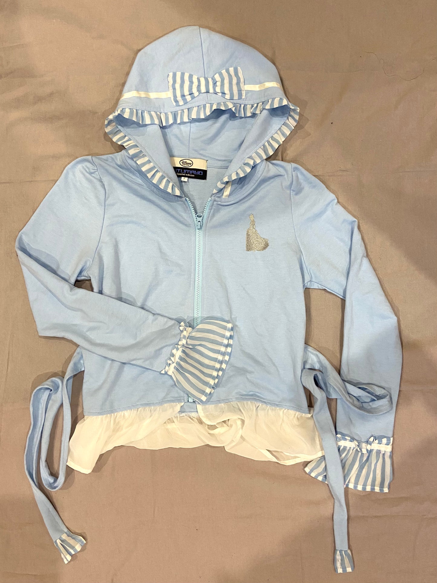 Putumayo Baby Blue Stripe Hoodie
