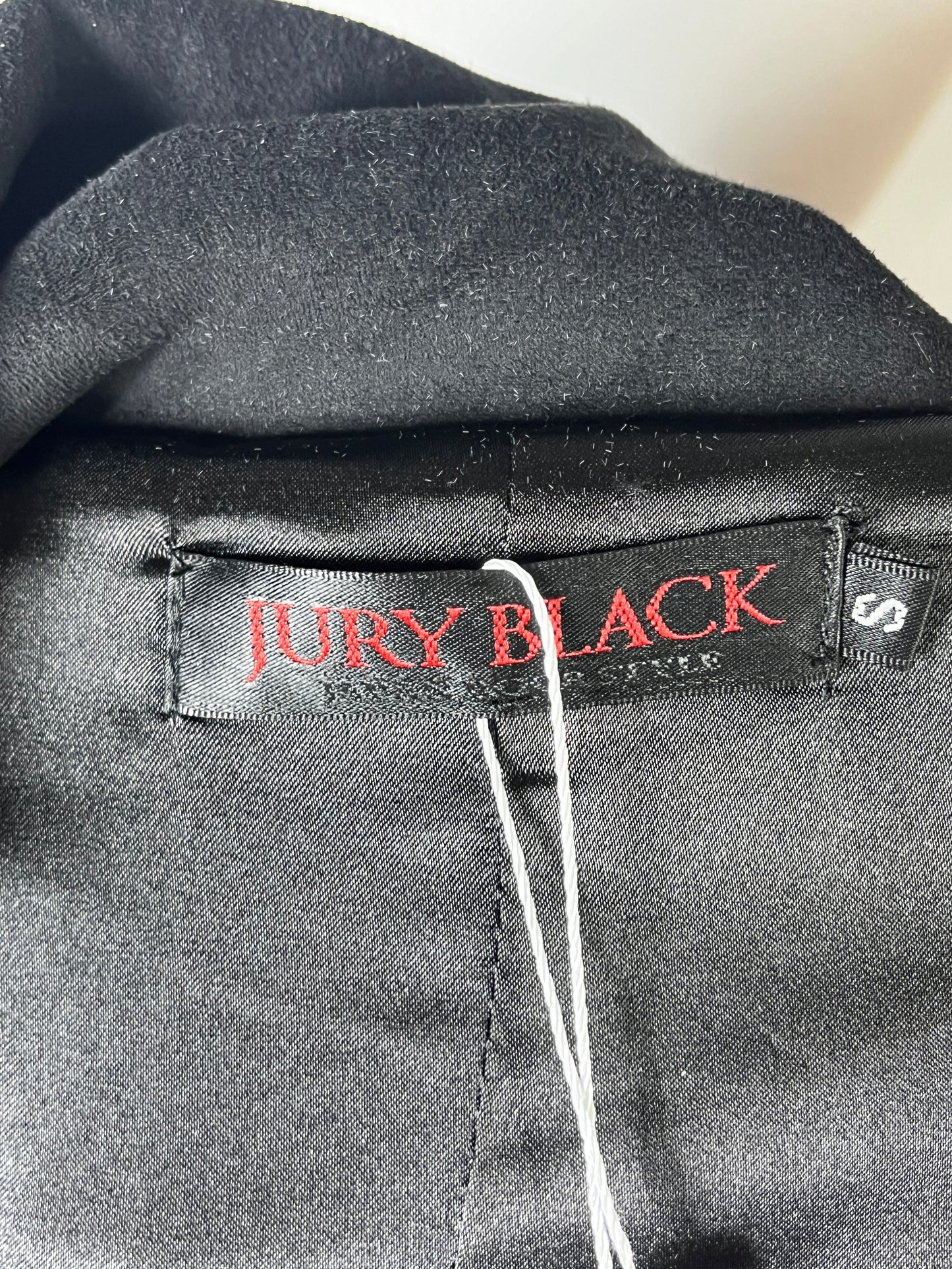 Jury Black Double-breasted Jacket