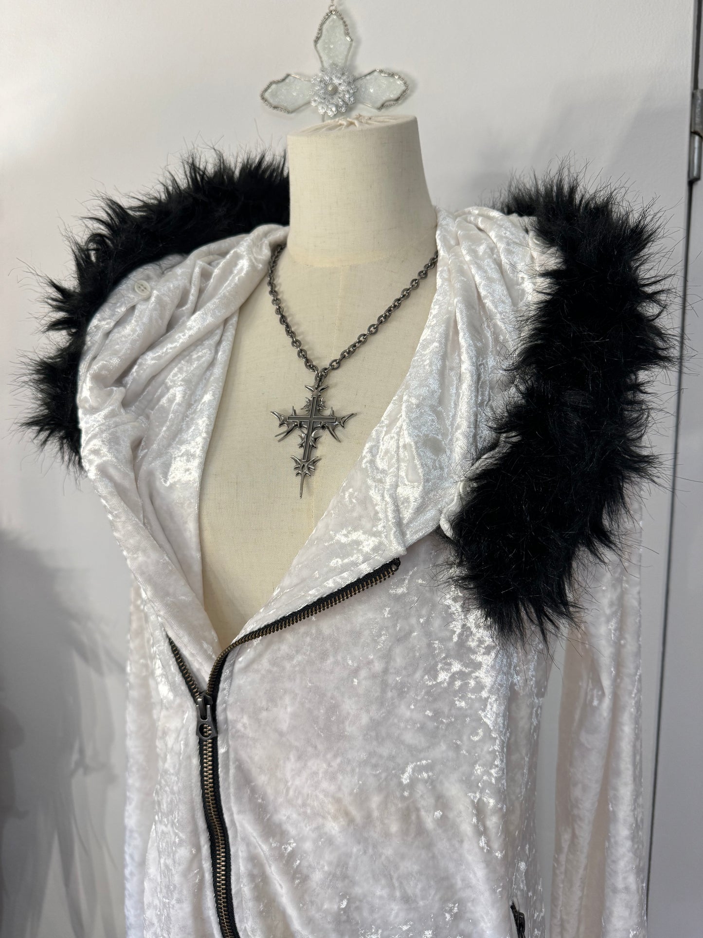 Civarize Fur Hood Zip-Up