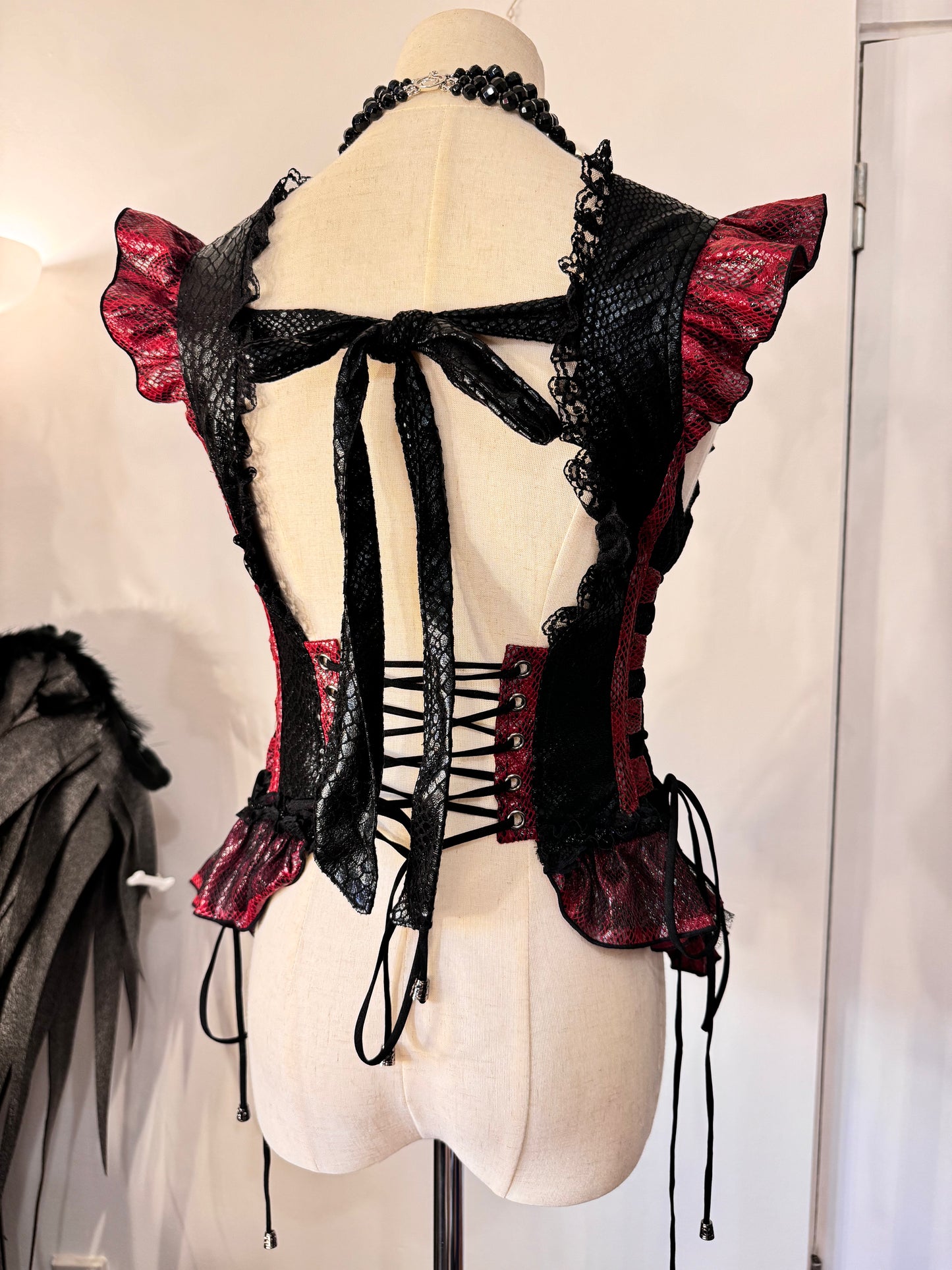 Qutie Frash Ruffle Tank Top Corset