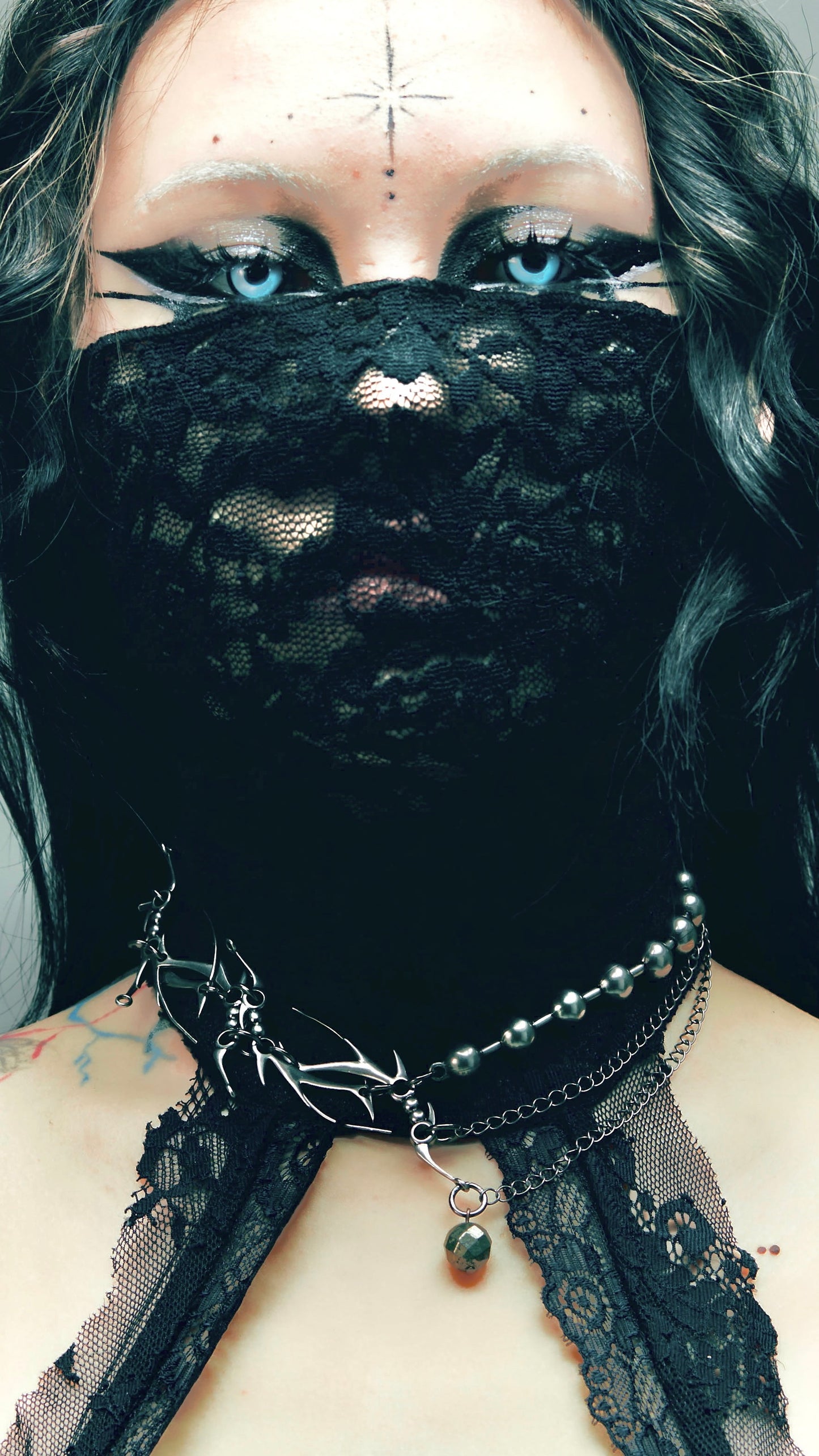 IIIMIII BlackPainting III Necklace #3