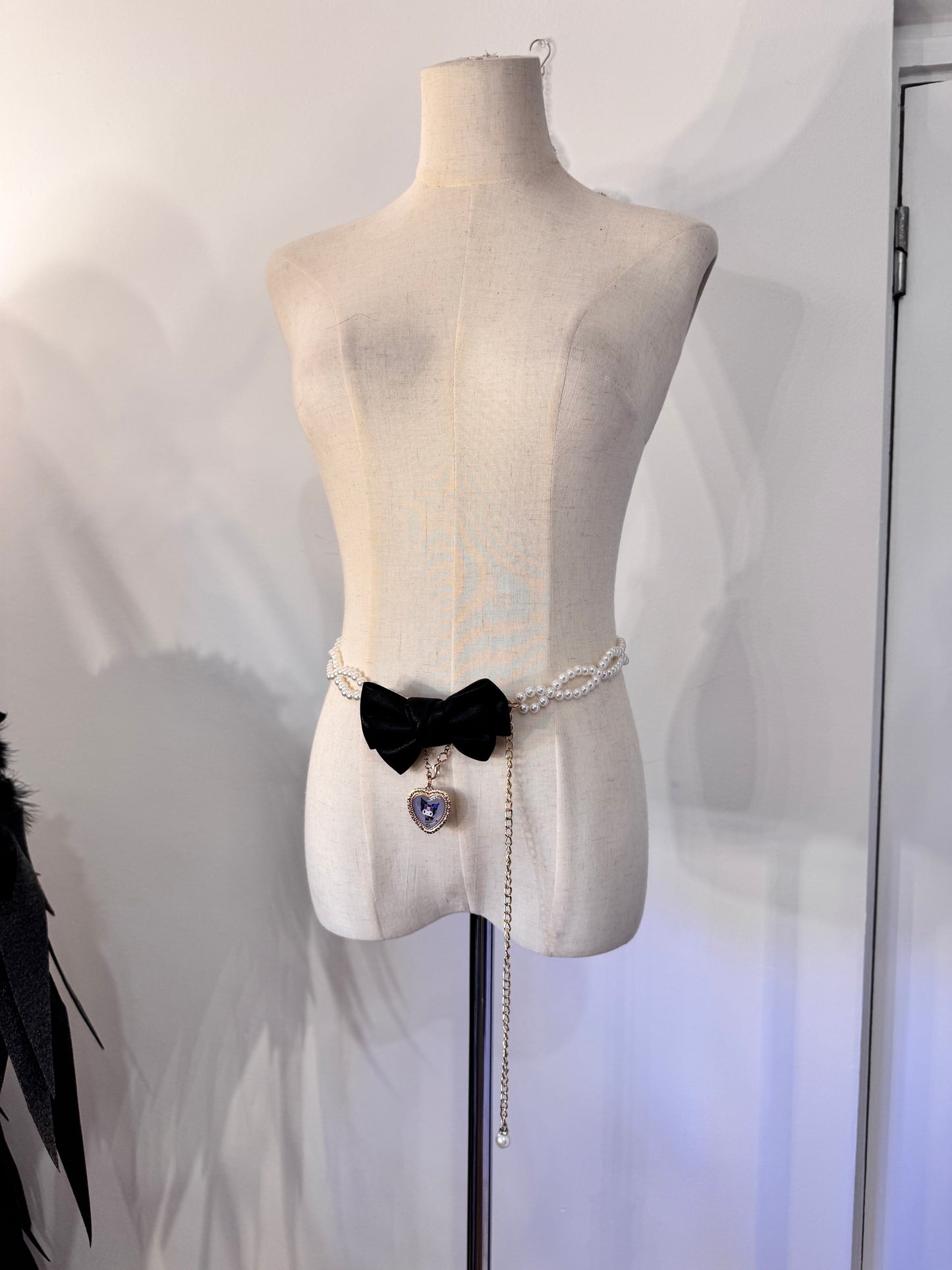 Kuromi Pendant Pearl Belt Chain