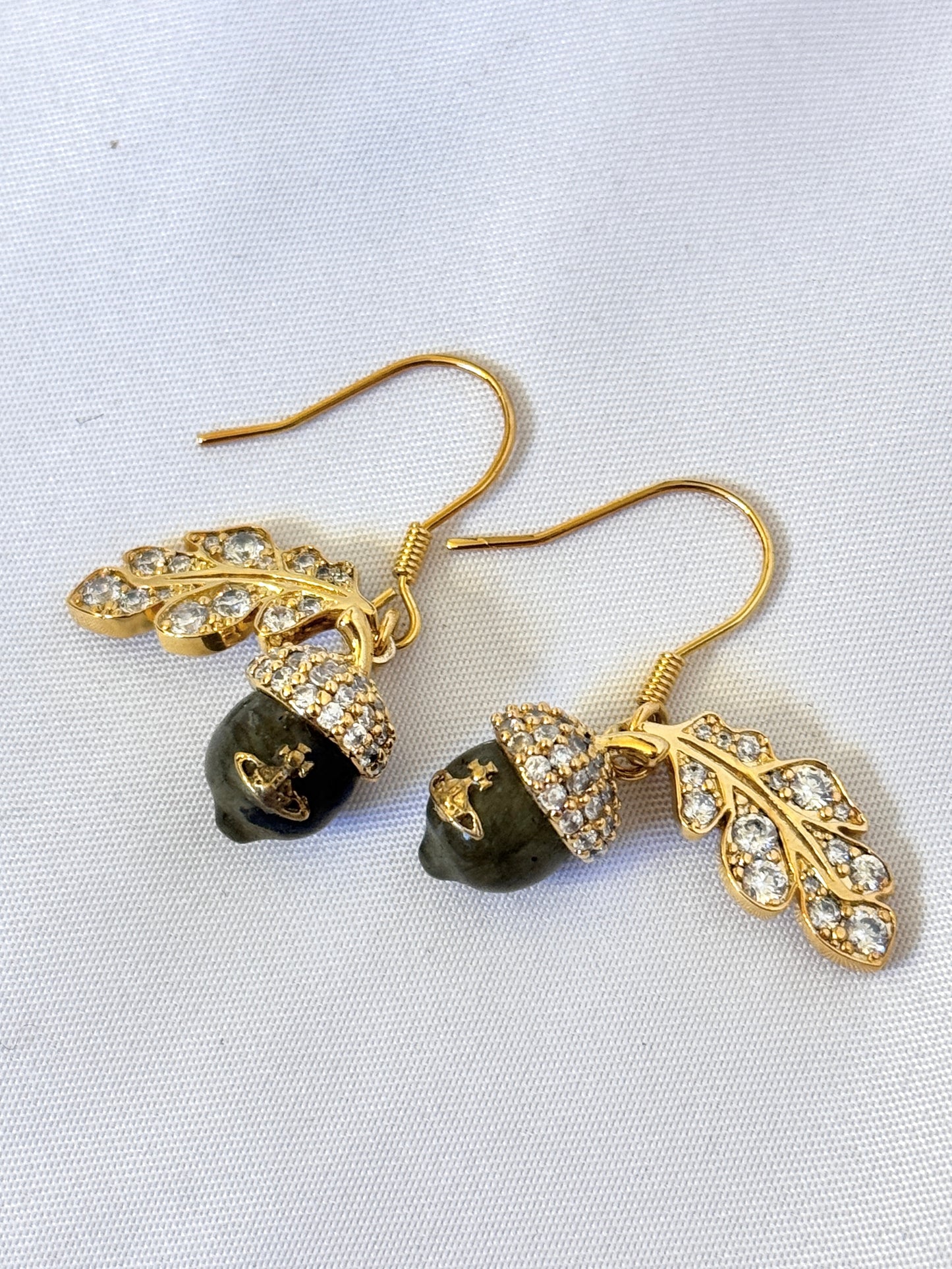 Vivienne Westwood Hazelnut Pendant Earrings