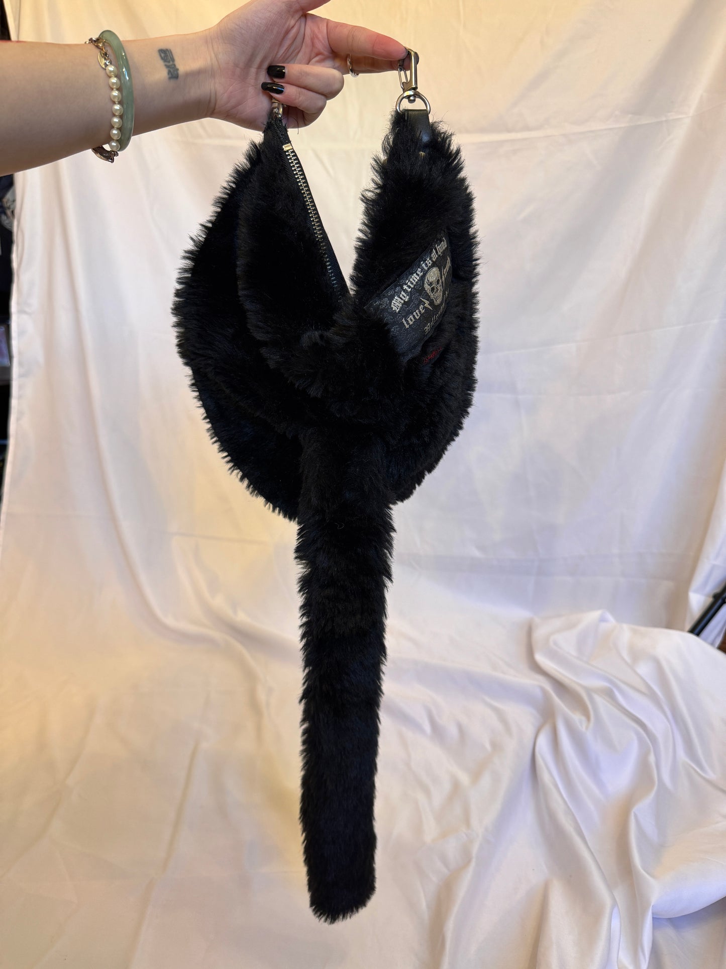Hell Cat Punks Fur Tail Bag