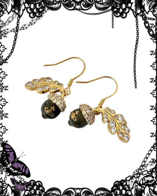 Vivienne Westwood Hazelnut Pendant Earrings