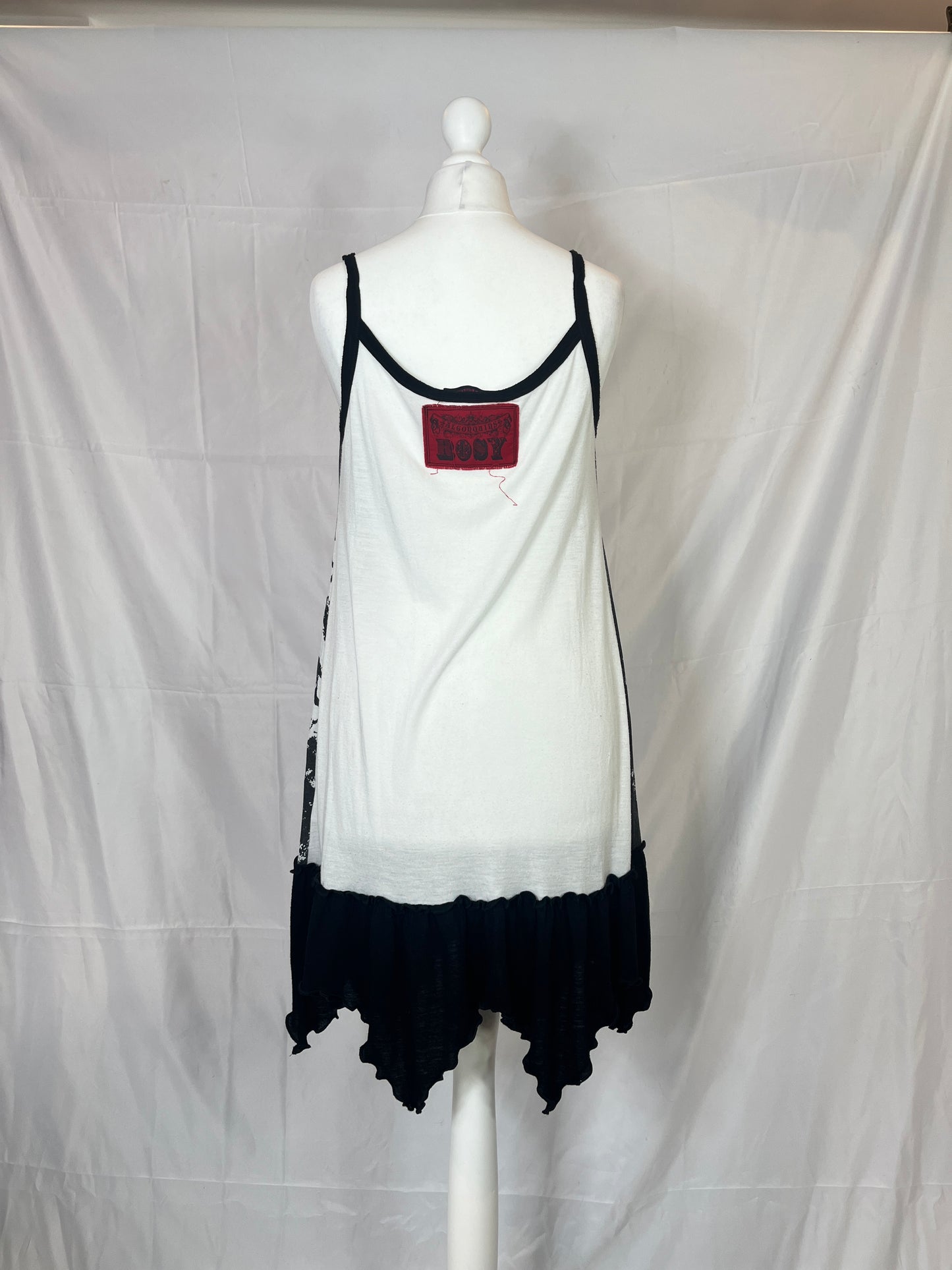 Algonquins Skull Print Tank Top Dress