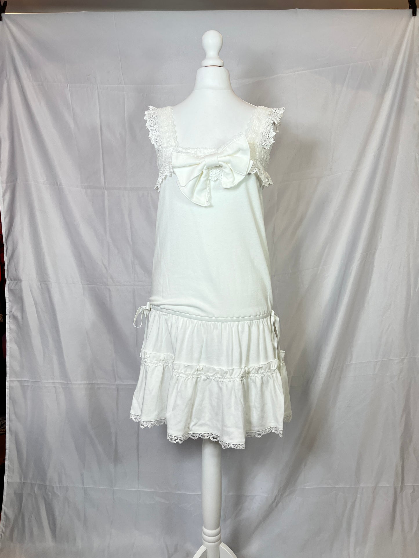 Baby the Stars Shine Bright Bow Ruffle Tank Top Dress
