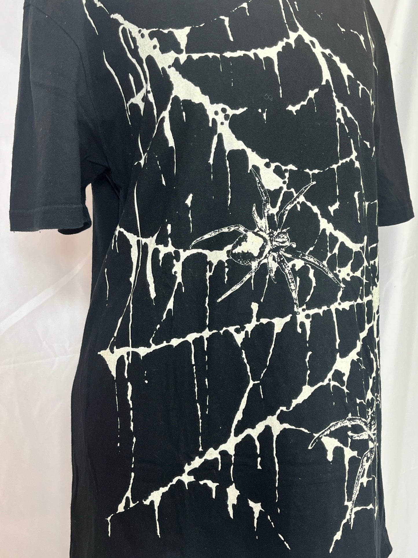Stigmata Spider Web Print T-Shirt
