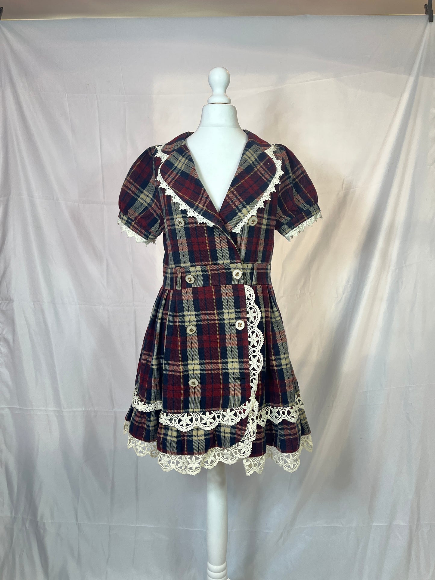 Liz Lisa Plaid Doll Dress Jacket