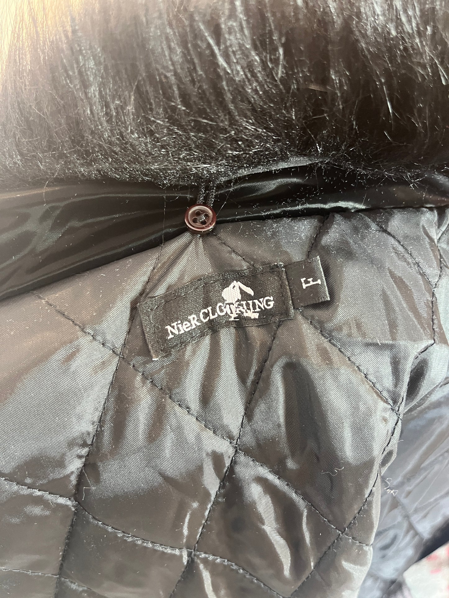 NieR Fur Hood Puffer Jacket