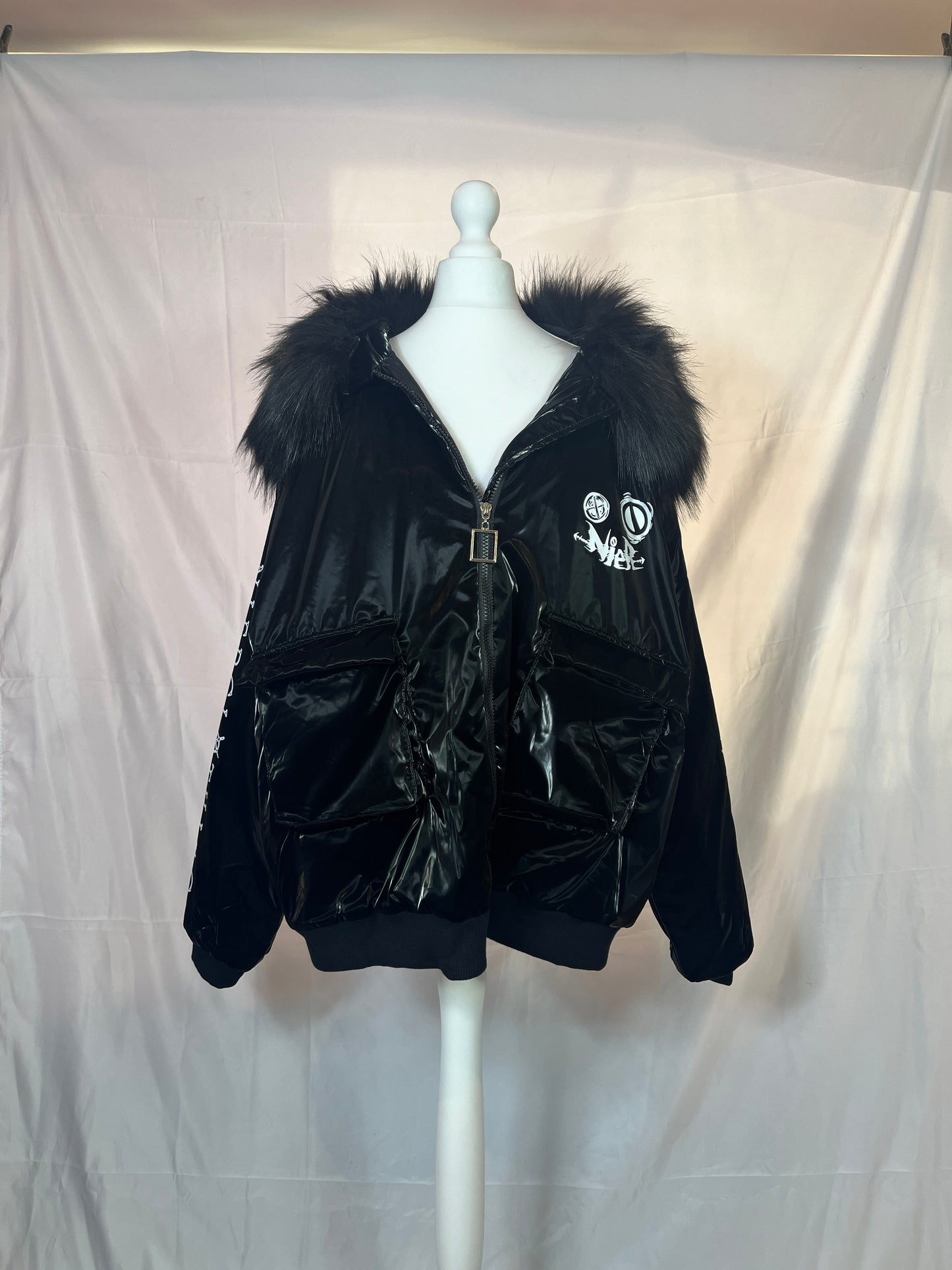 NieR Fur Hood Puffer Jacket