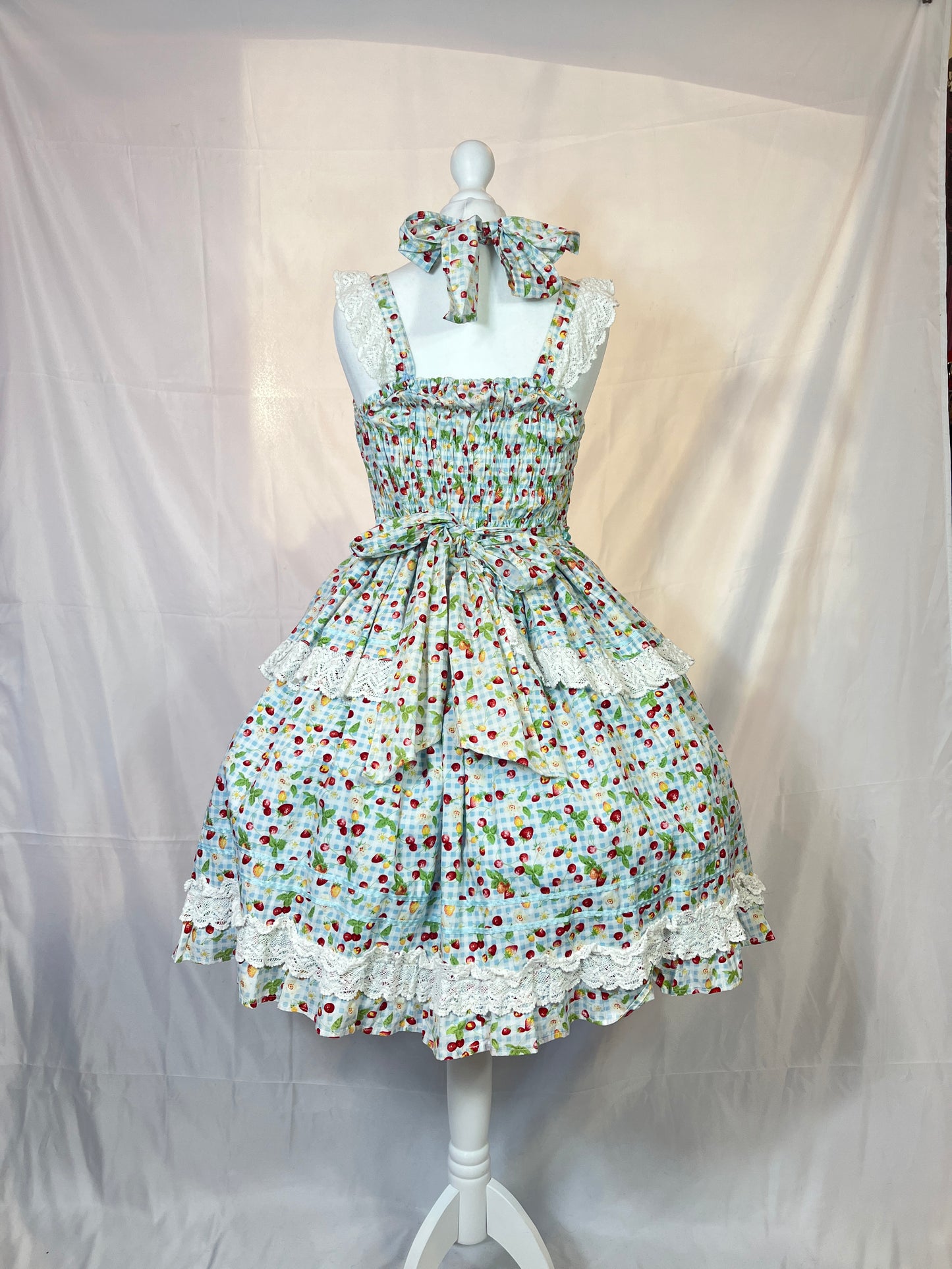 Baby the Stars Shine Bright Fruits Plaid JSK