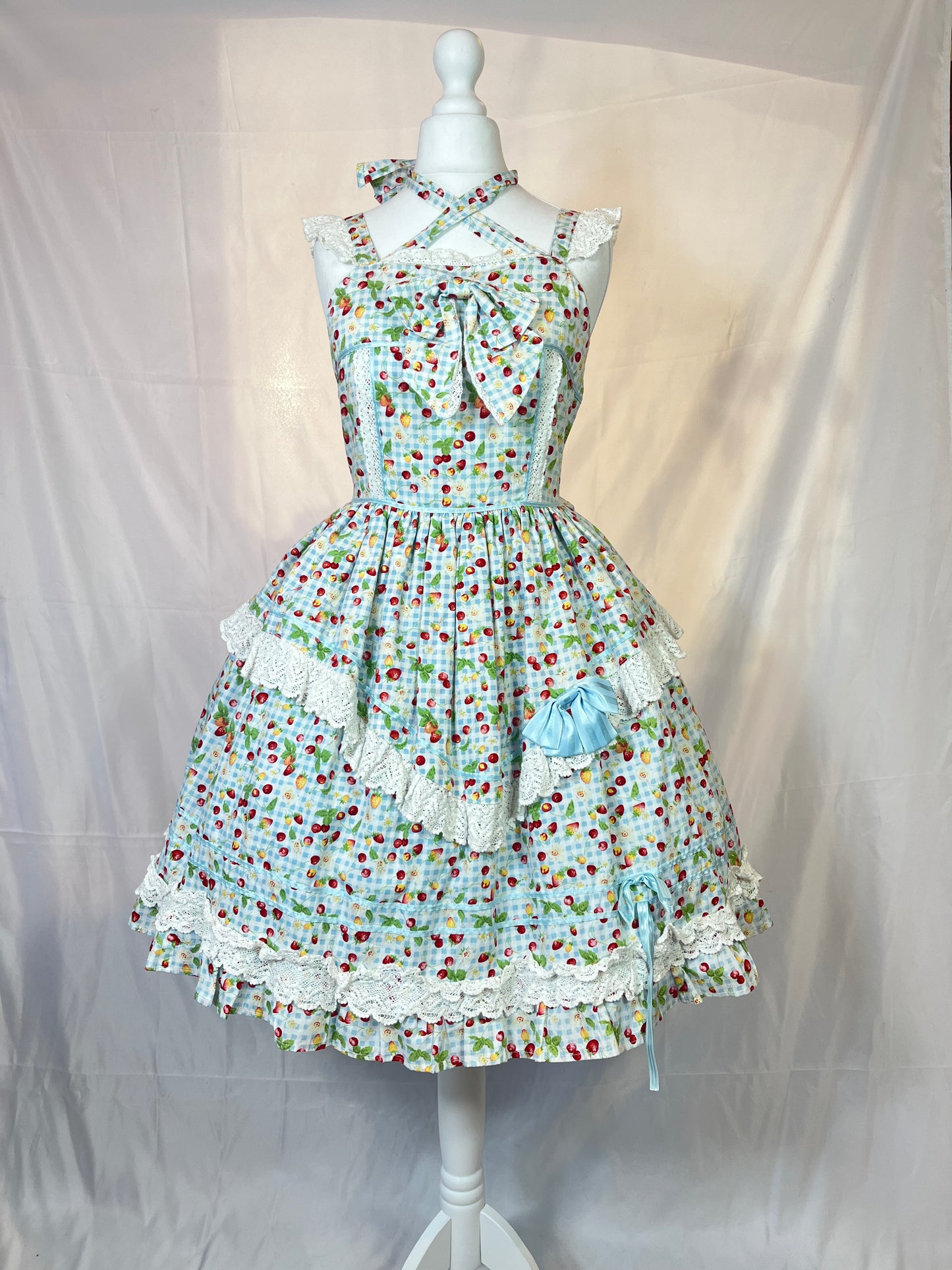 Baby the Stars Shine Bright Fruits Plaid JSK