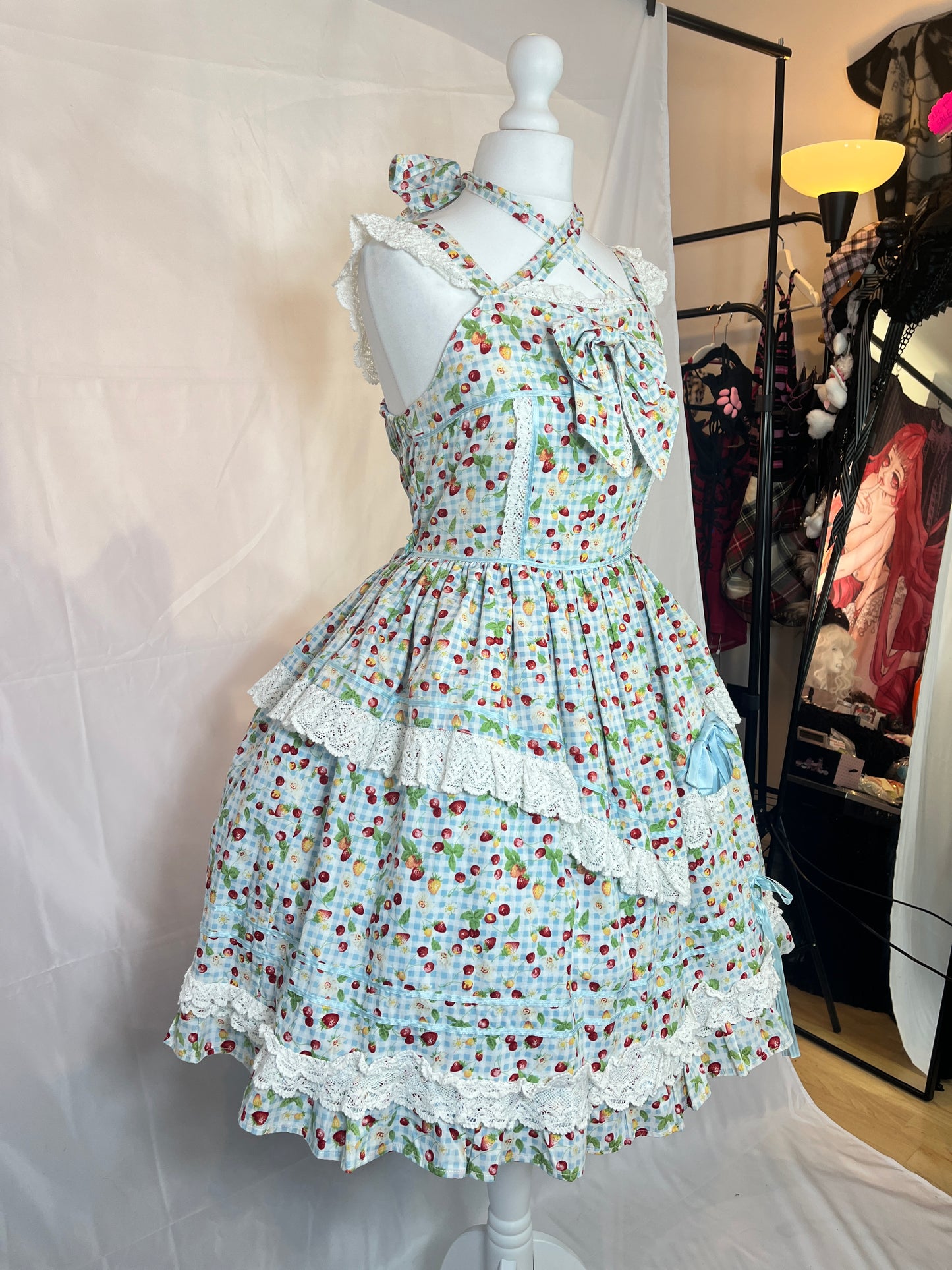 Baby the Stars Shine Bright Fruits Plaid JSK
