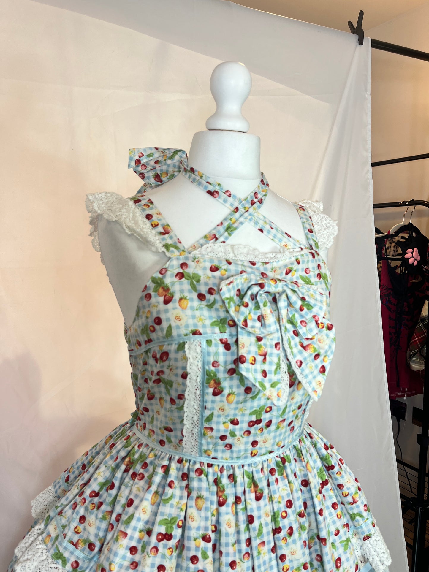 Baby the Stars Shine Bright Fruits Plaid JSK