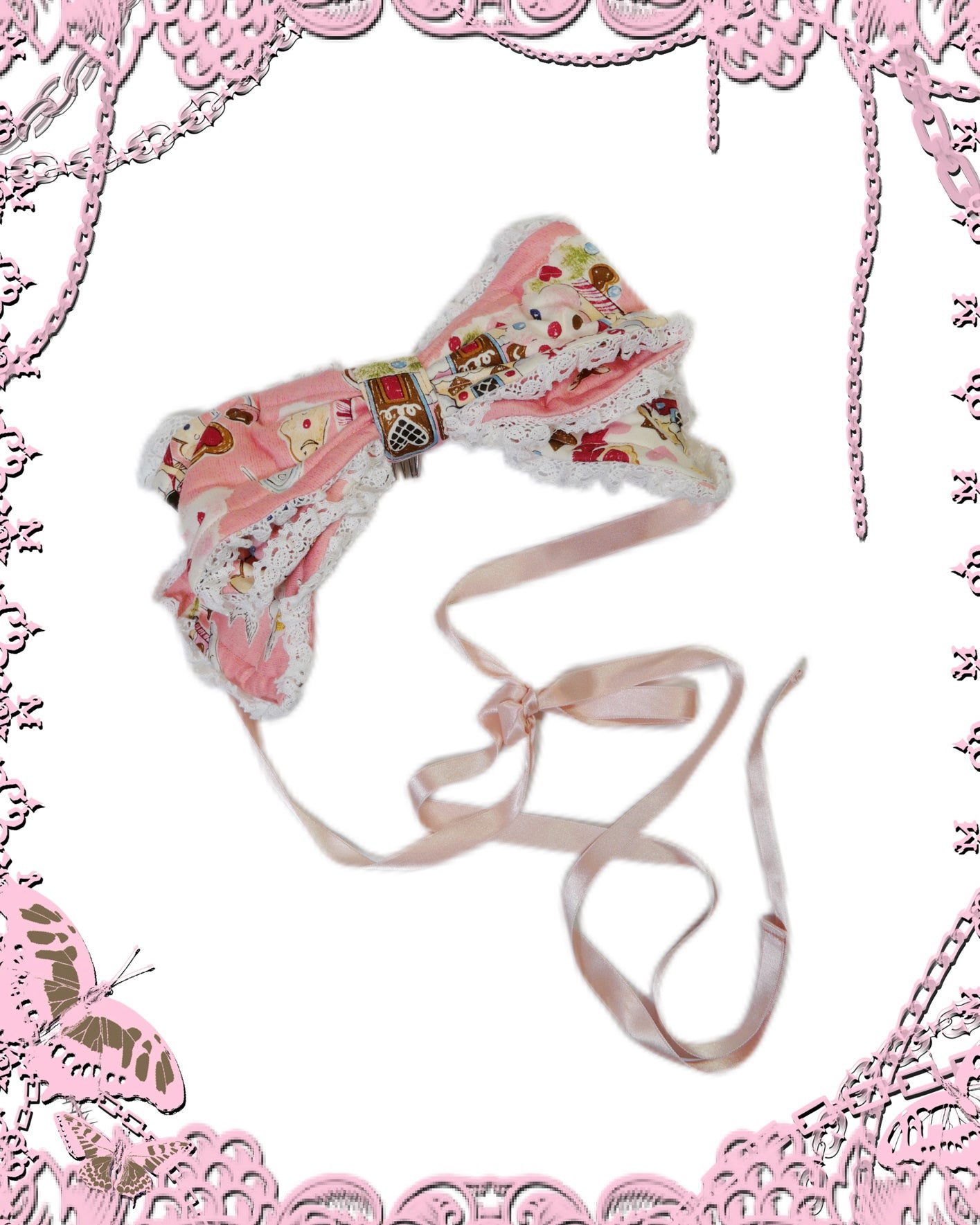 Metamorphose Pink Bow Headband