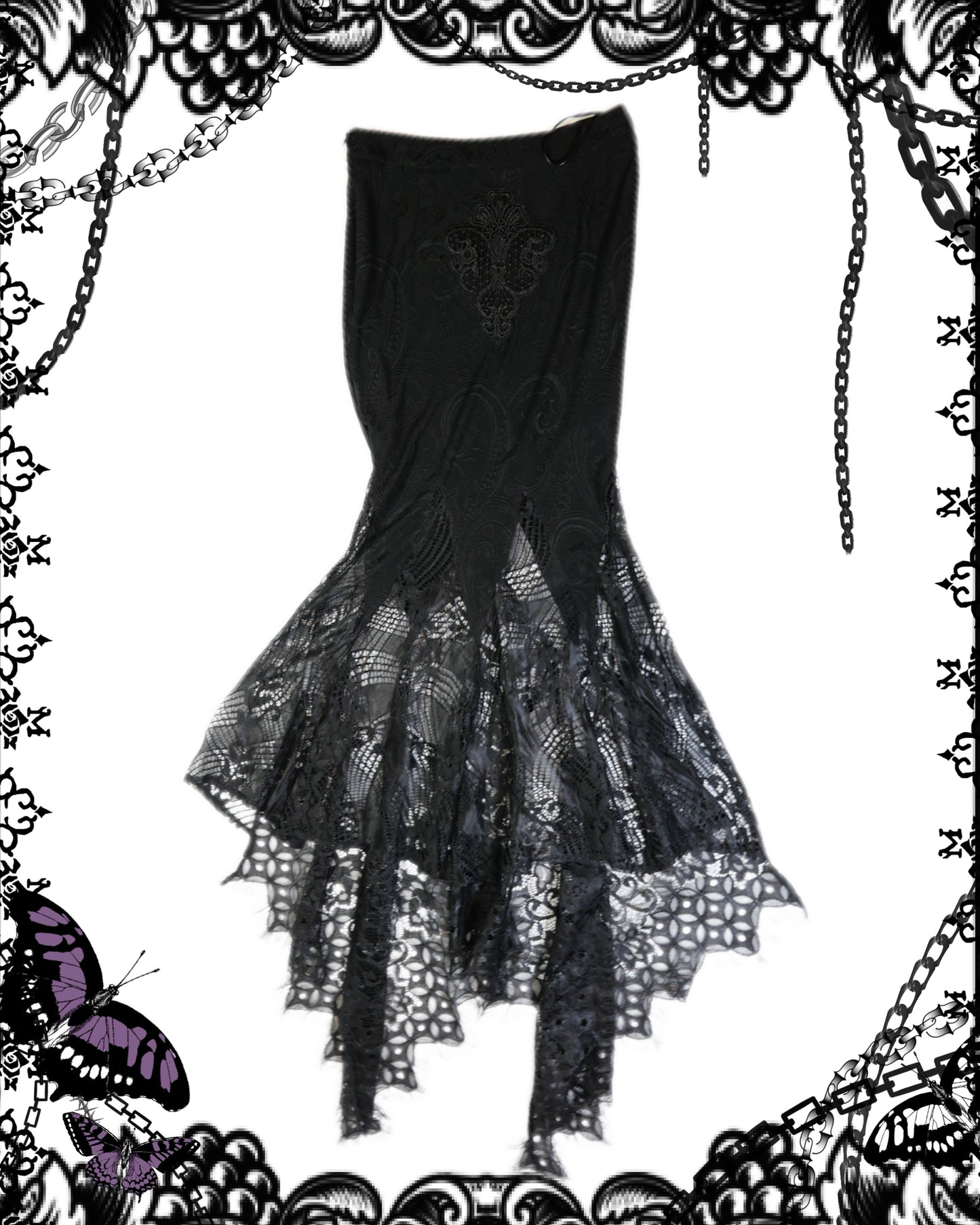 Dark in Love 2-Way Mesh Dress