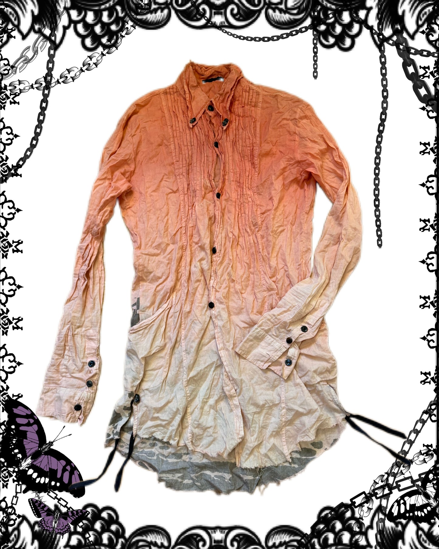 Kmrii Color Gradient Button-Up