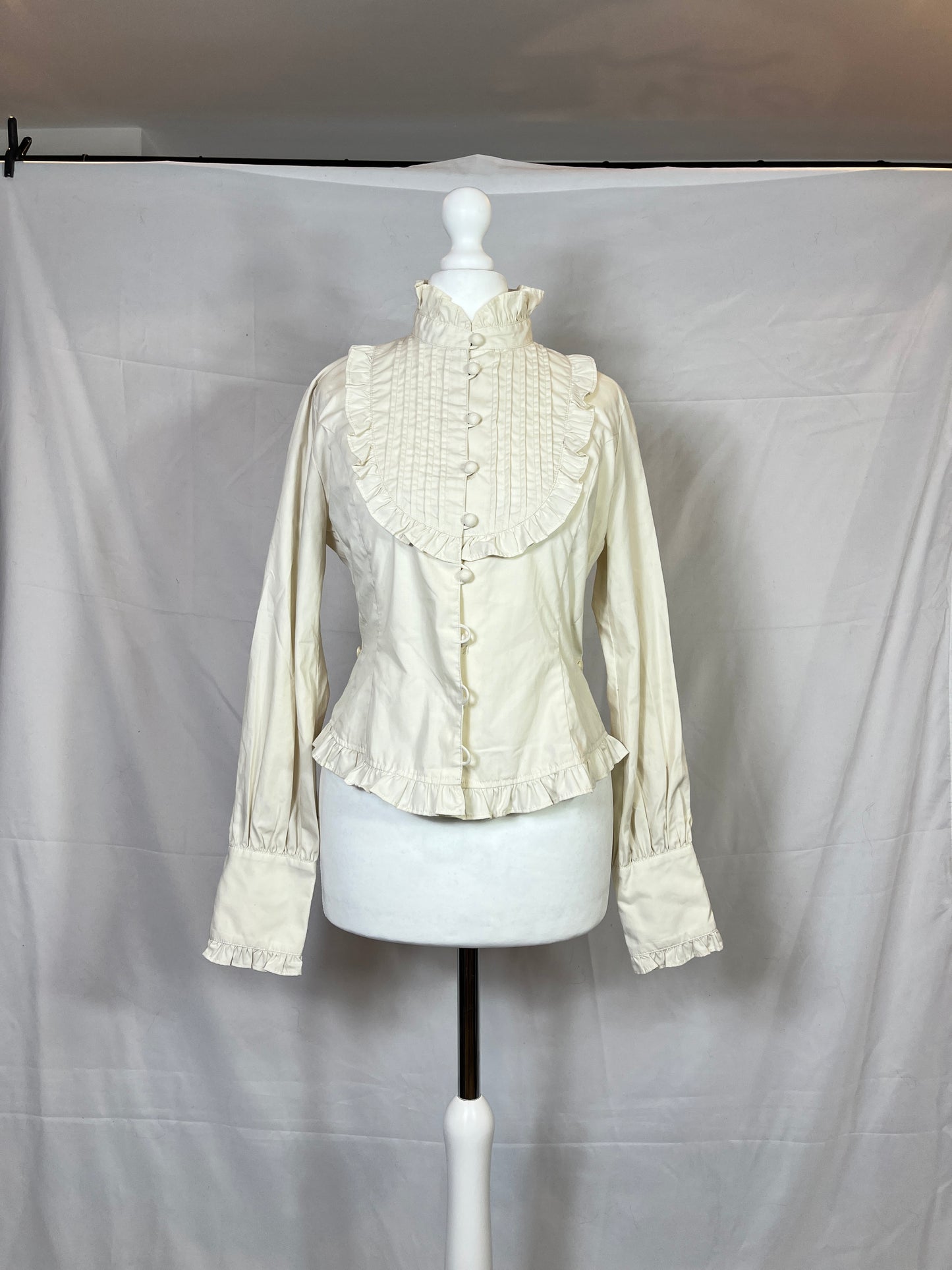 Innocent World Ruffle Collar Button Up Shirt