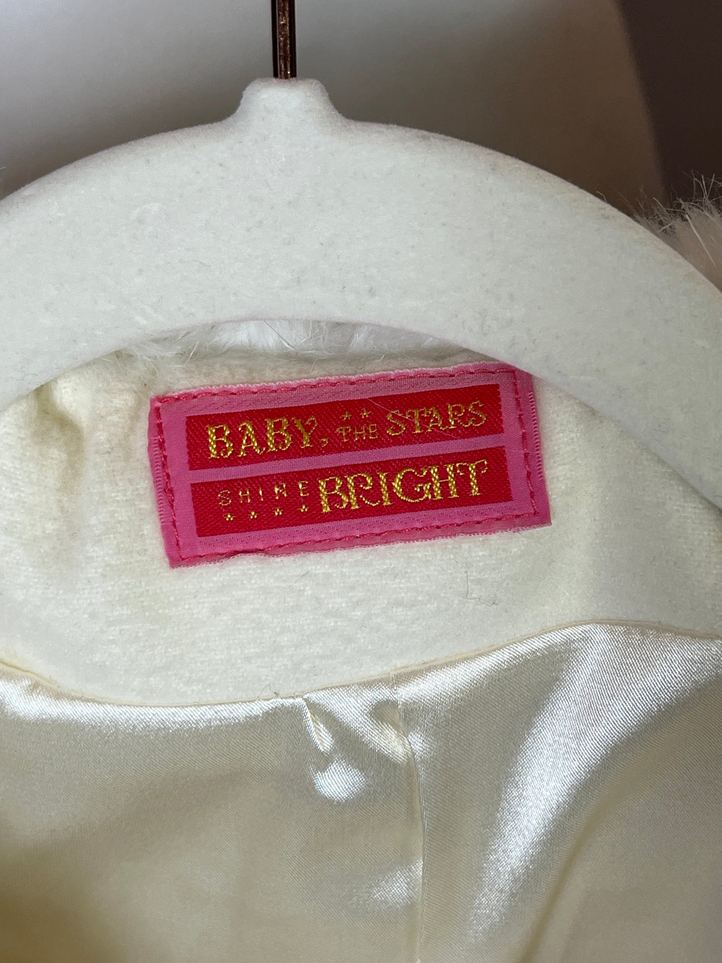 Baby the Stars Shine Bright Fur Collar Bow Jacket