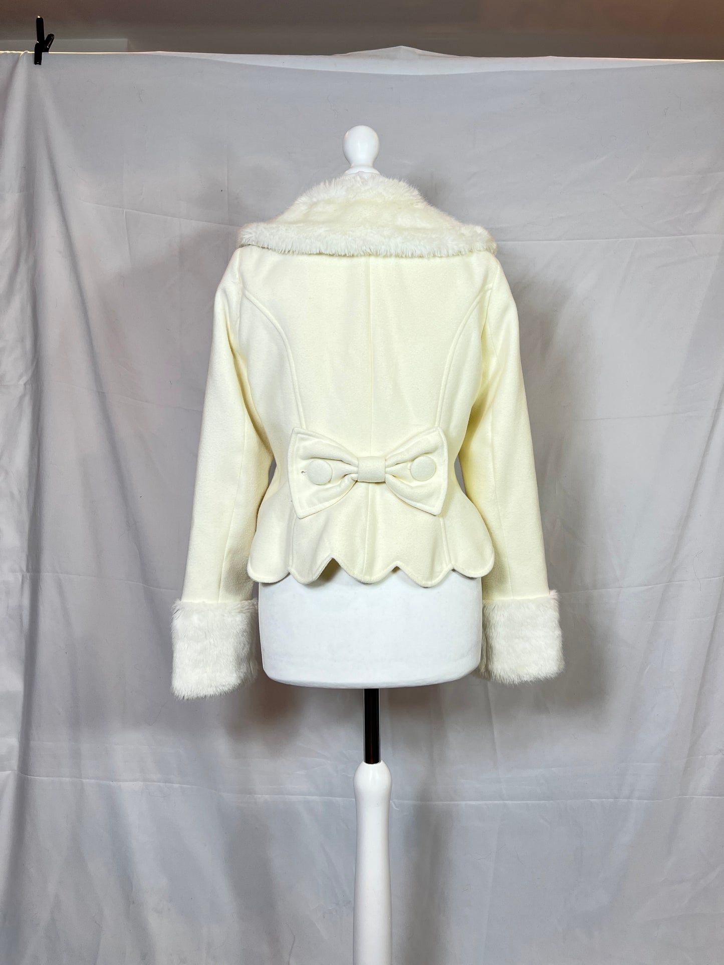 Baby the Stars Shine Bright Fur Collar Bow Jacket