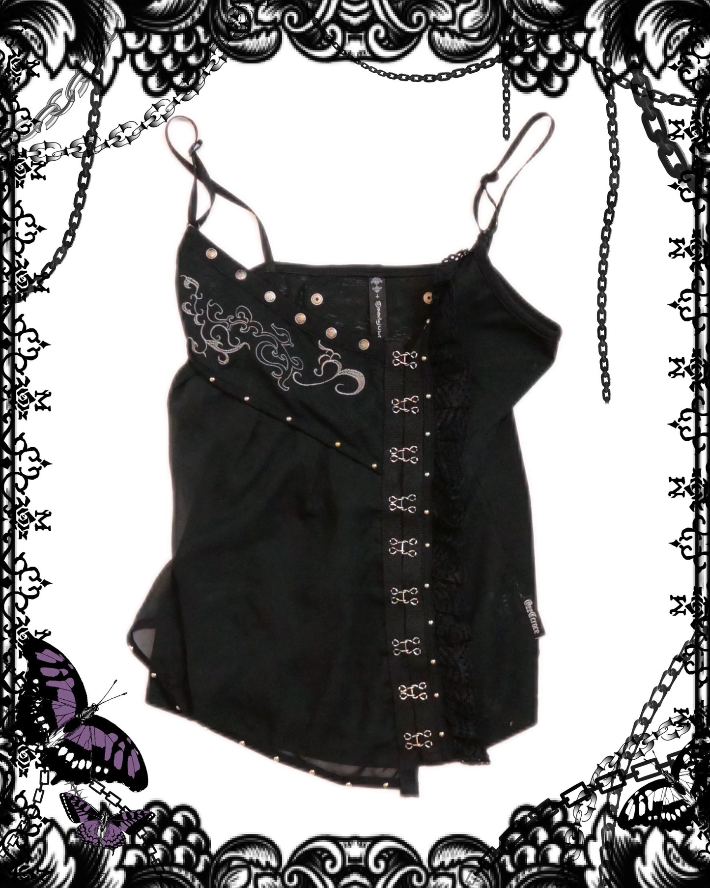 OZZ ON Dragon Print Tank Top