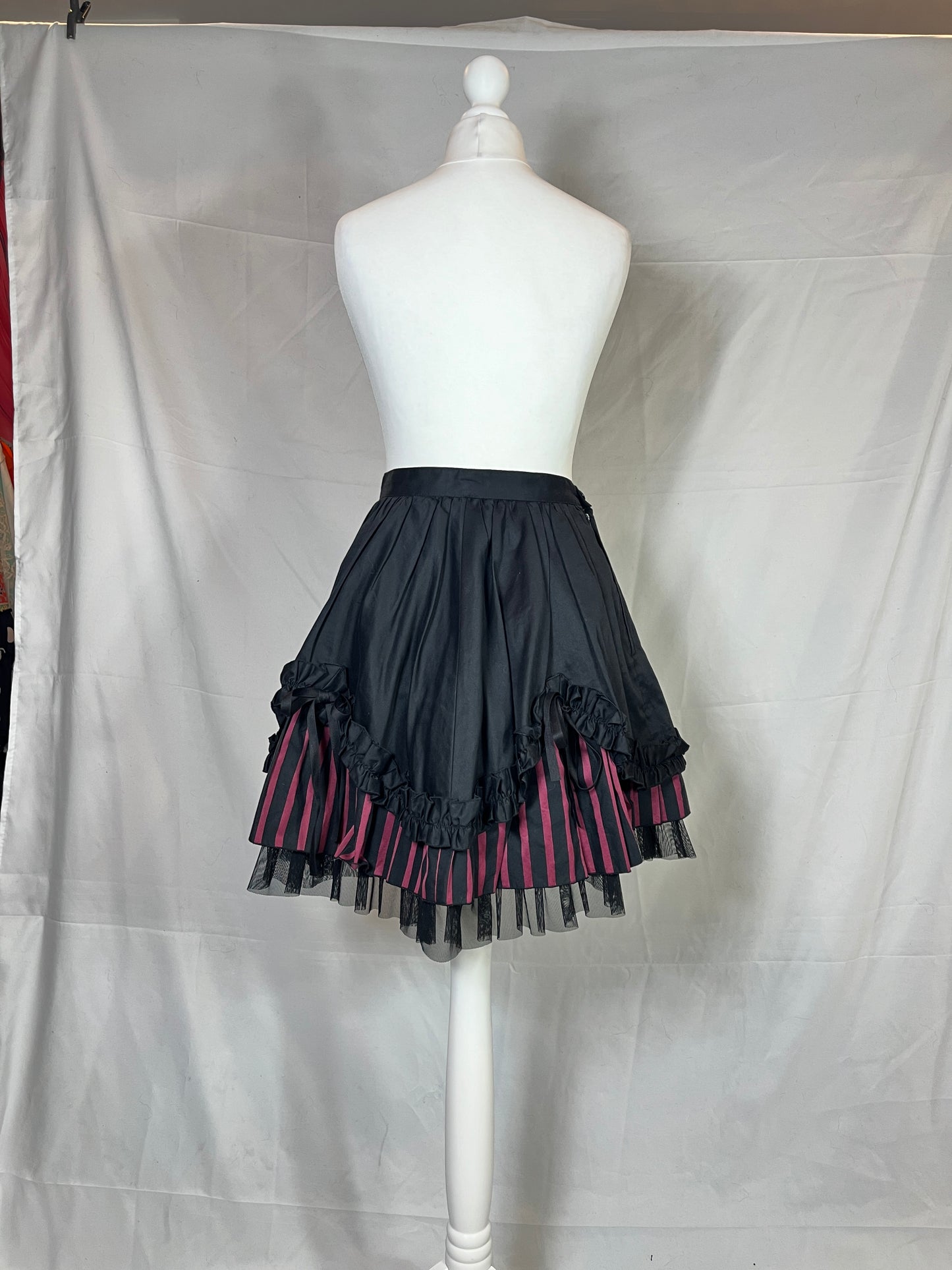 Peace Now Multi-Layers Stripe Skirt