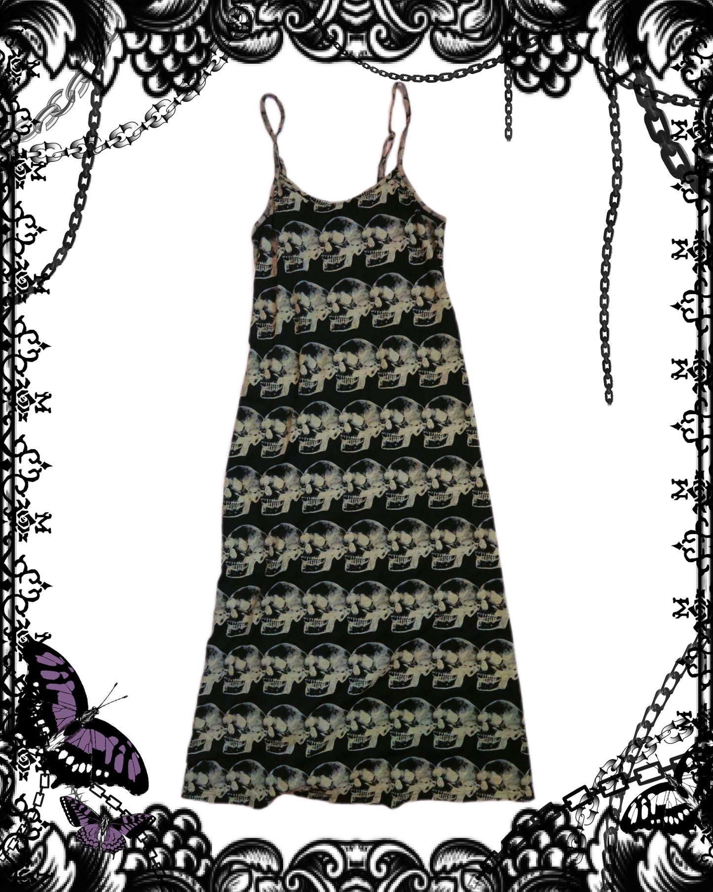 GLAD NEWS Skull Print Dress