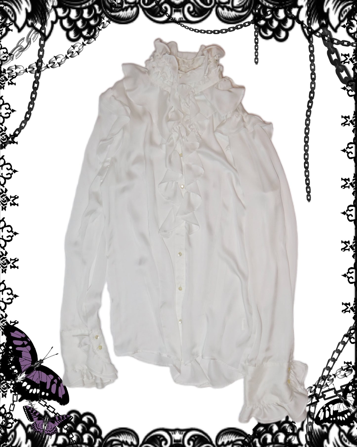 alice auaa Slik White Shirt