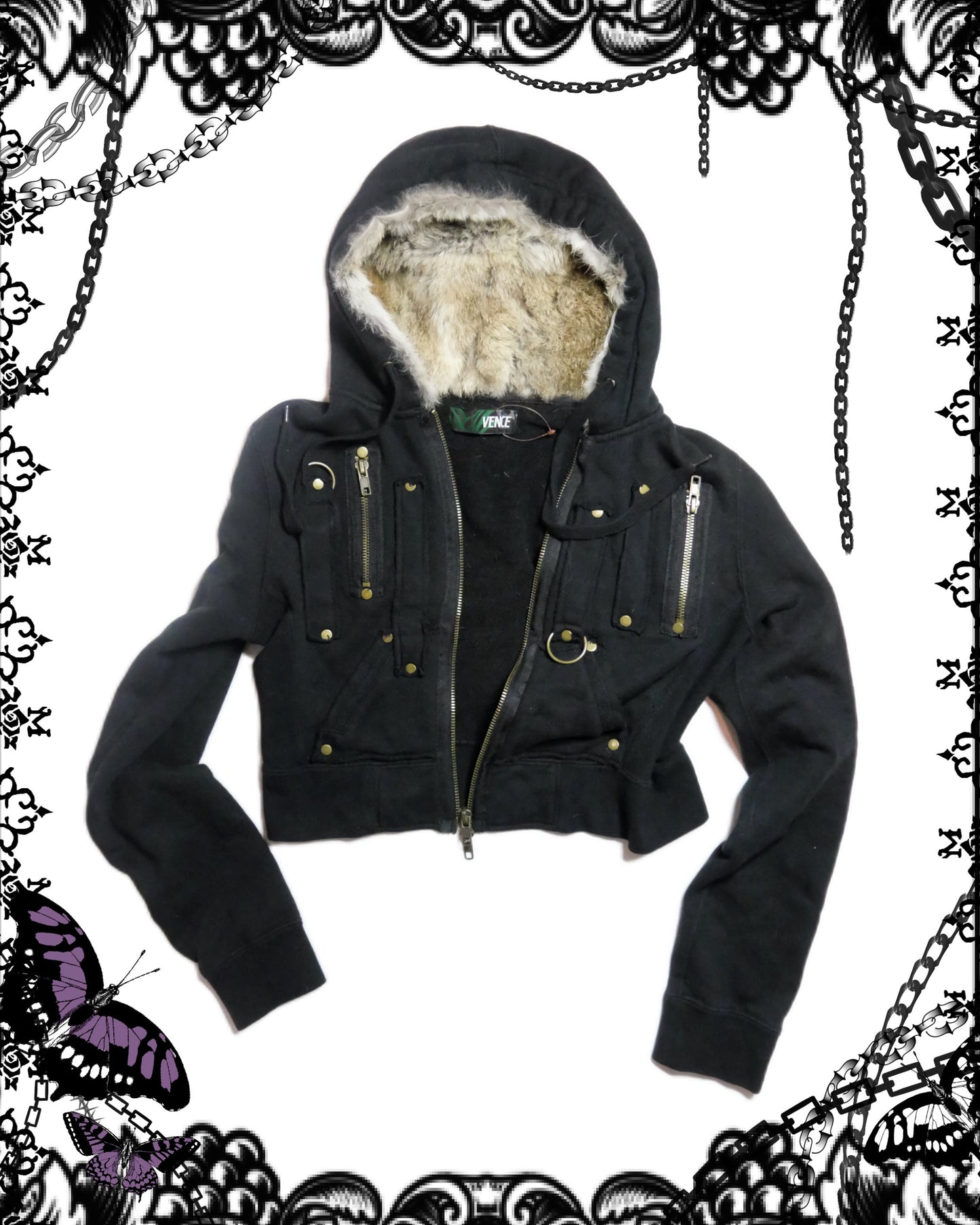 Black Crop Jacket